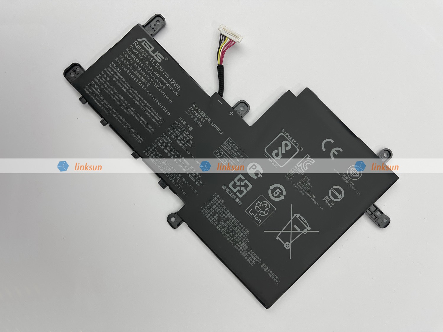 B31N1729 battery inclined