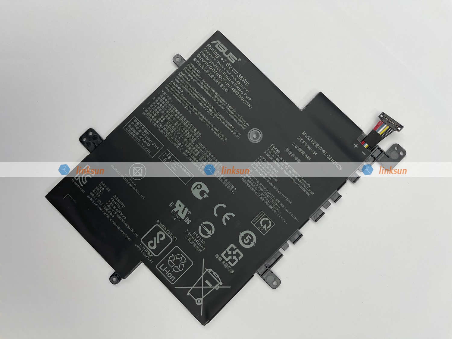C21N1629 battery inclined