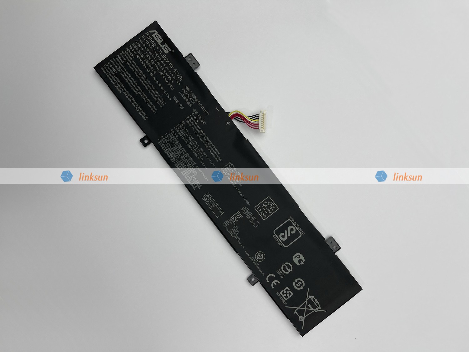 C31N1733 battery inclined