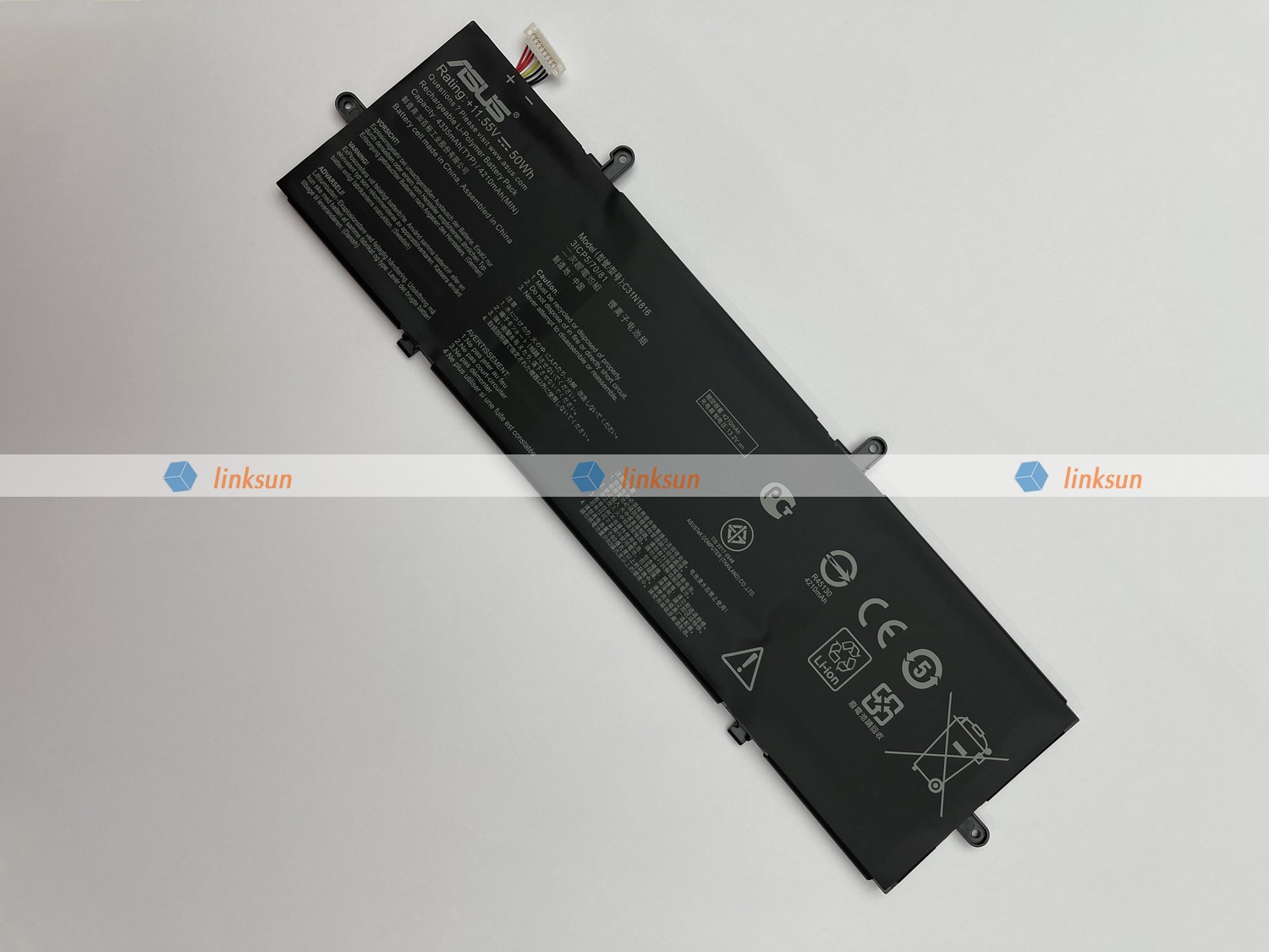 C31N1816 battery inclined