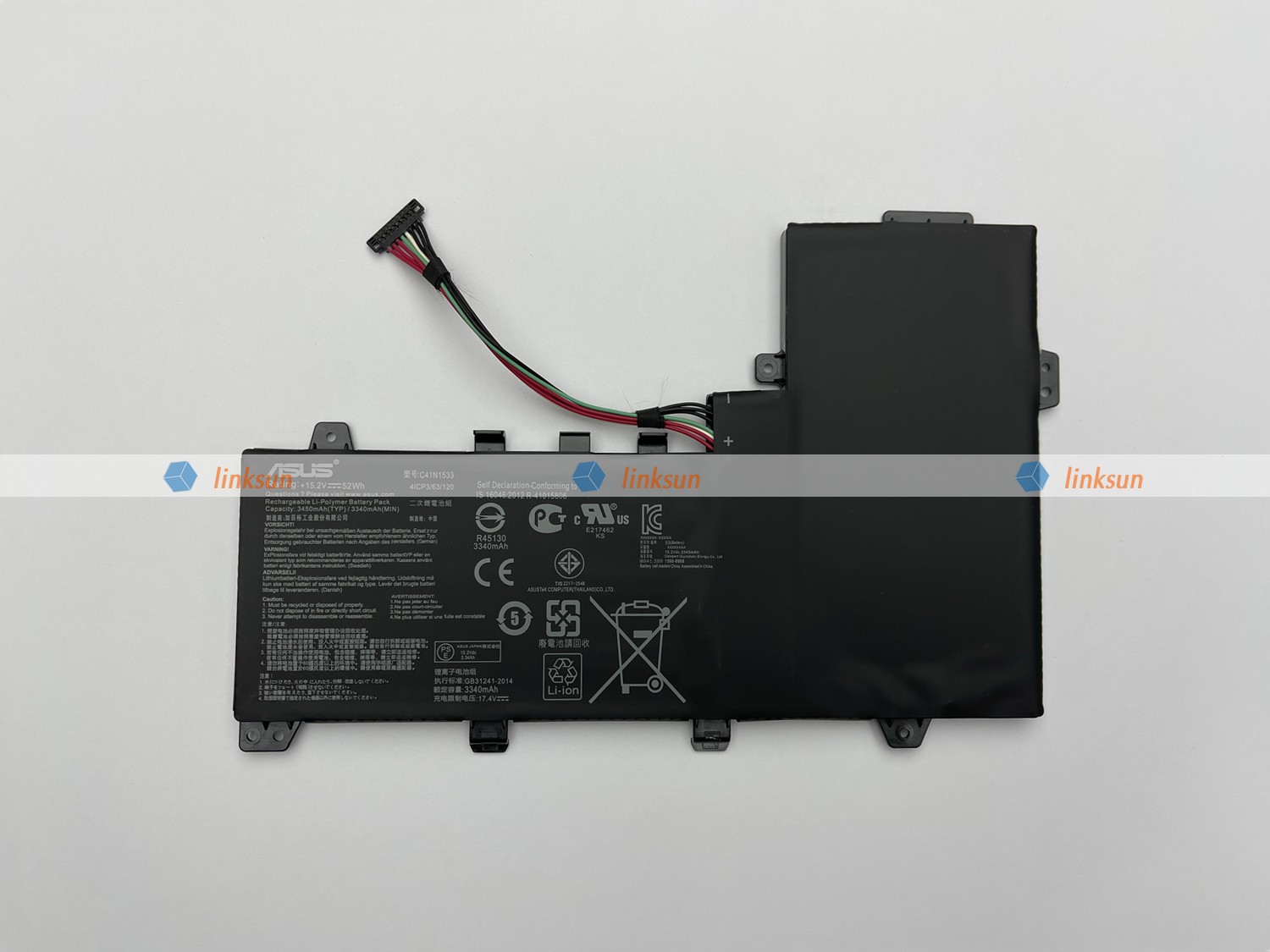 C41N1533 battery front
