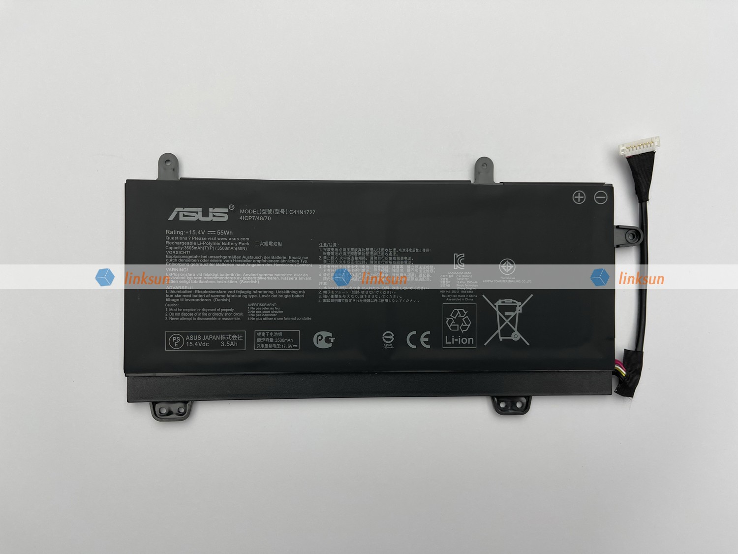 C41N1727 battery front