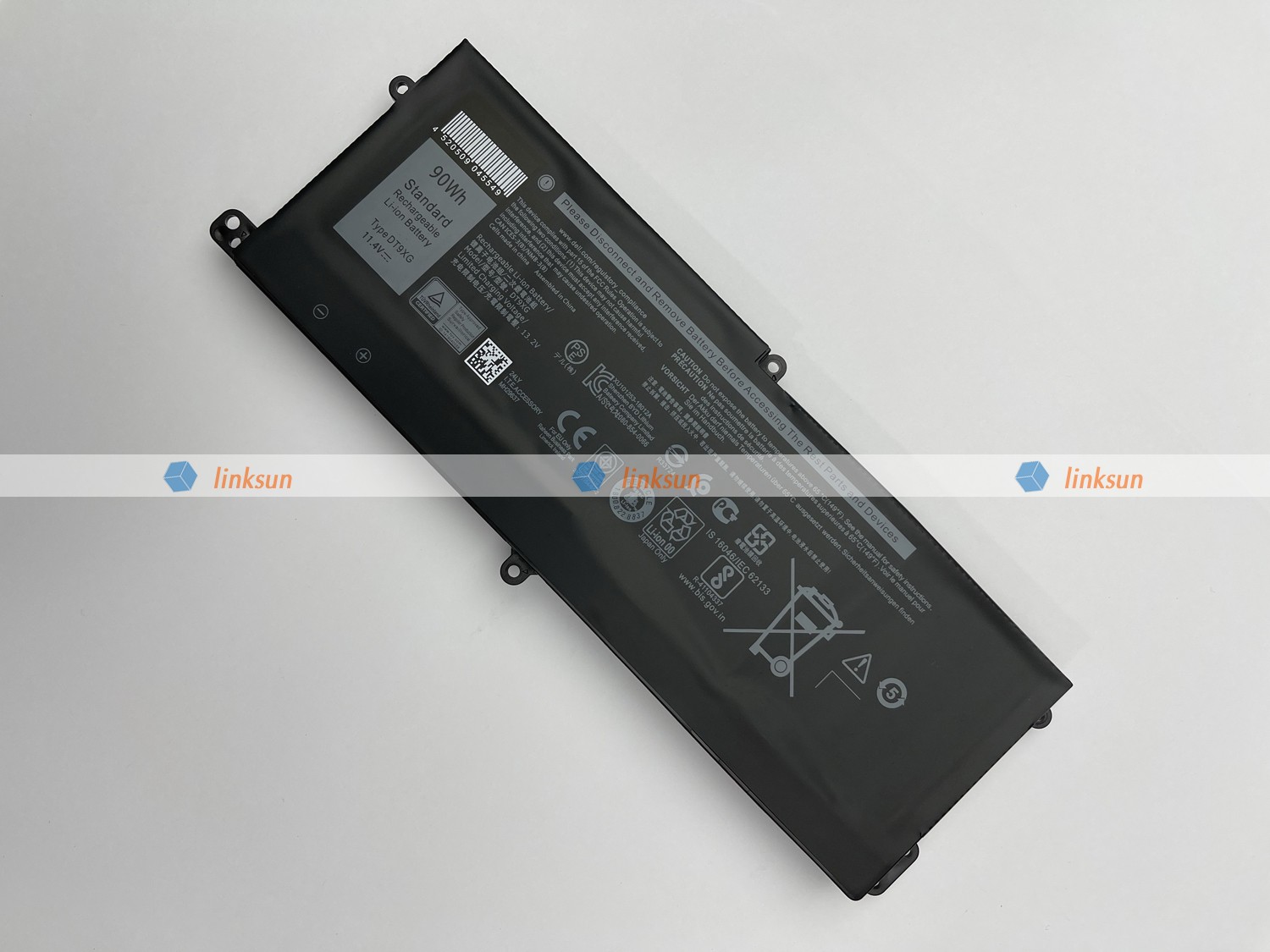 DT9XG battery inclined