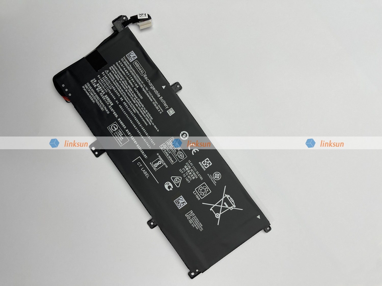 MB04XL battery inclined