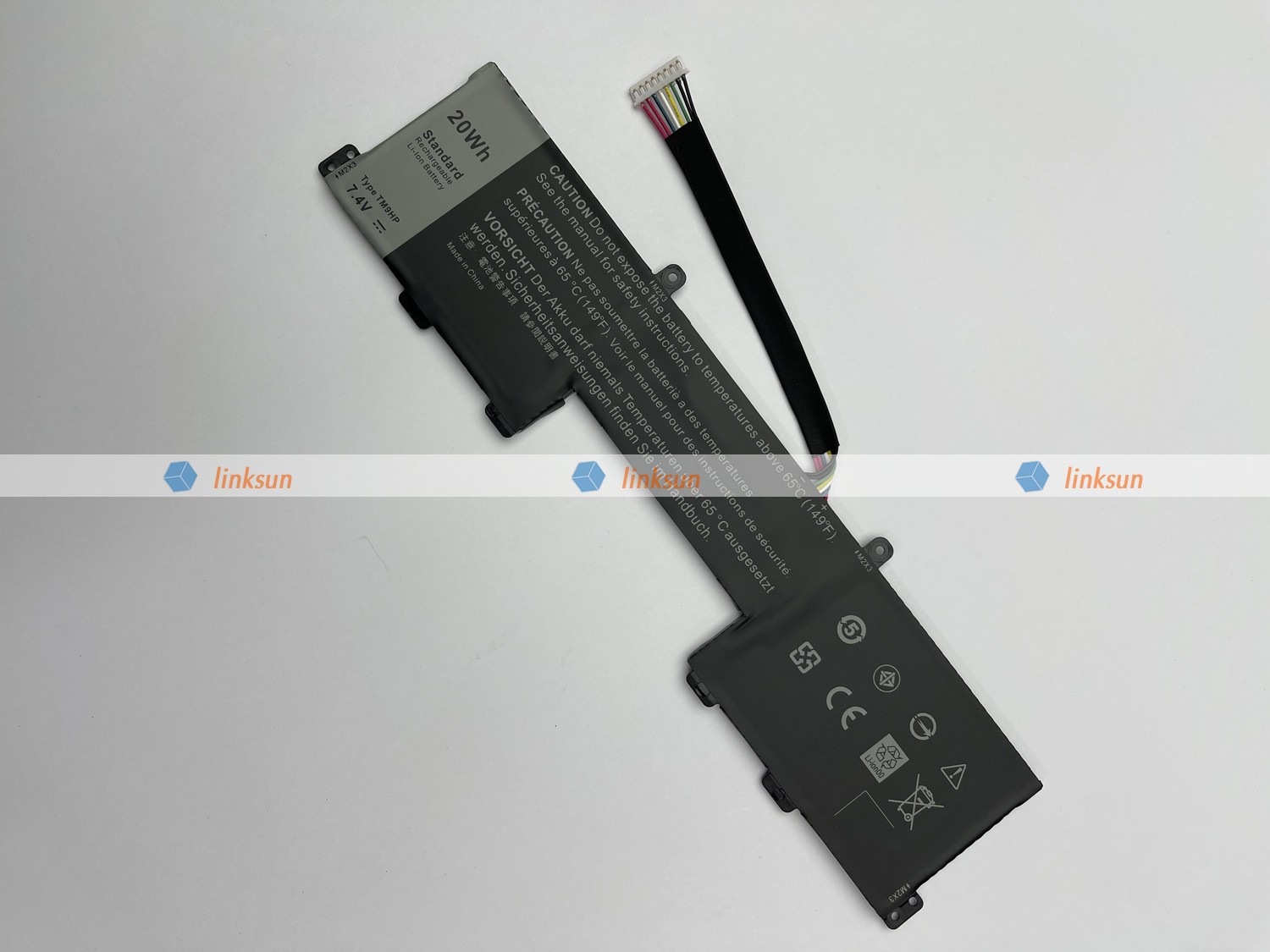 Dell TM9HP battery inclined