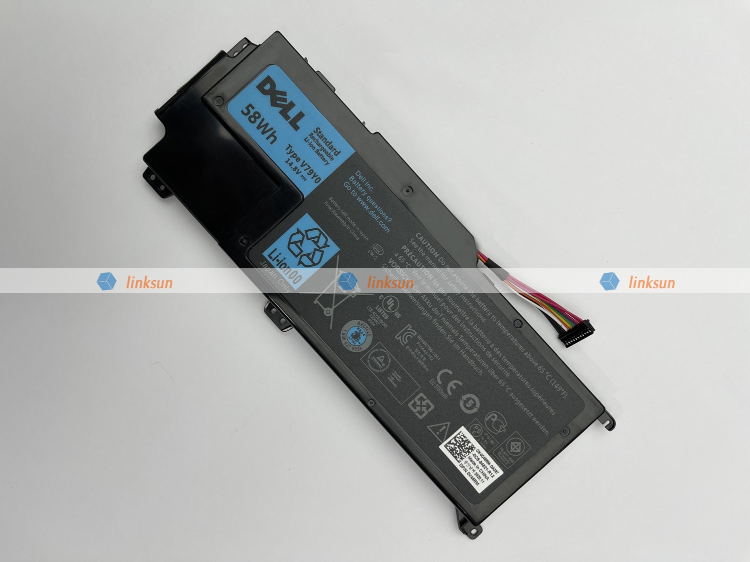 Dell V79Y0 battery inclined