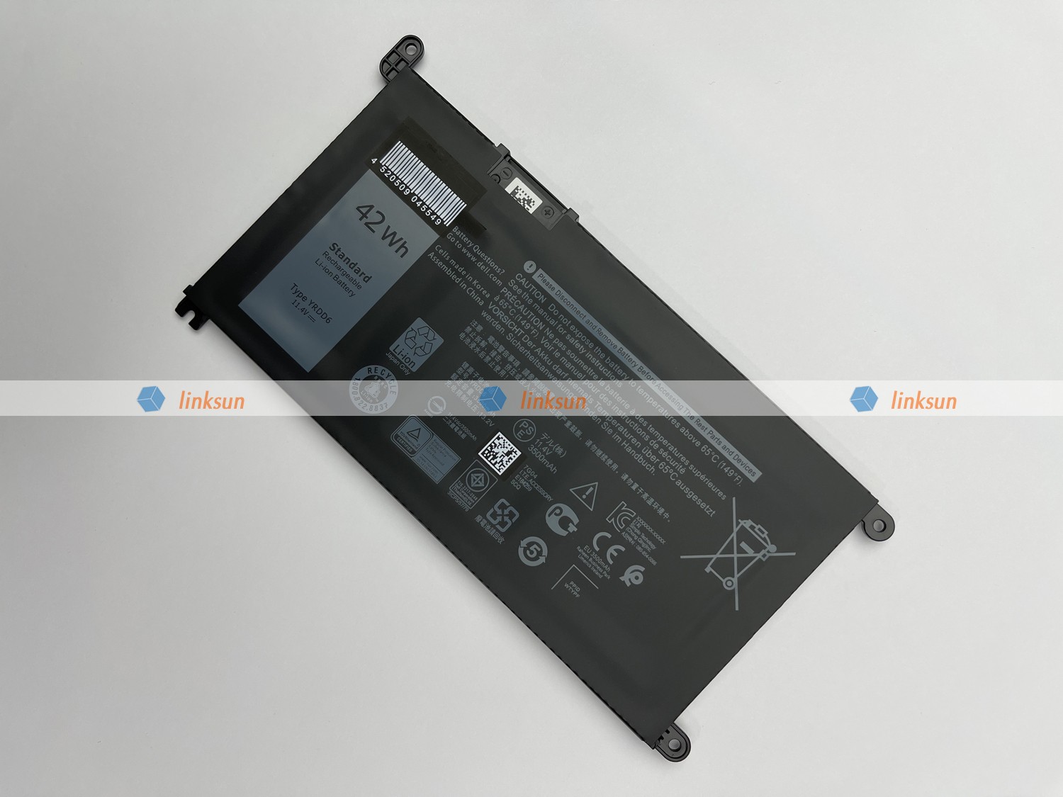 YRDD6 laptop battery inclined