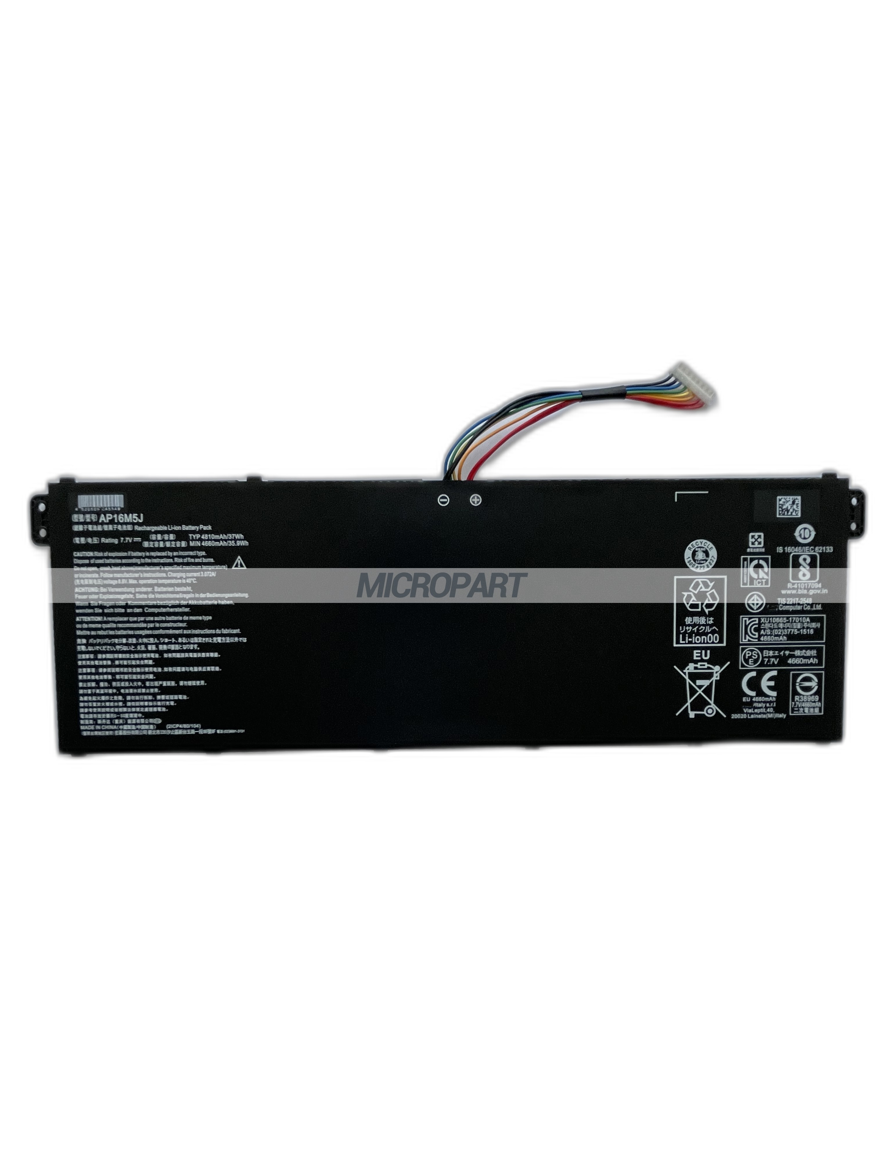 Li-ion AP16M5J Laptop Battery Replacement for Aspire 3 A315-21G Aspire 3 A315-41 Aspire 3 A315-51