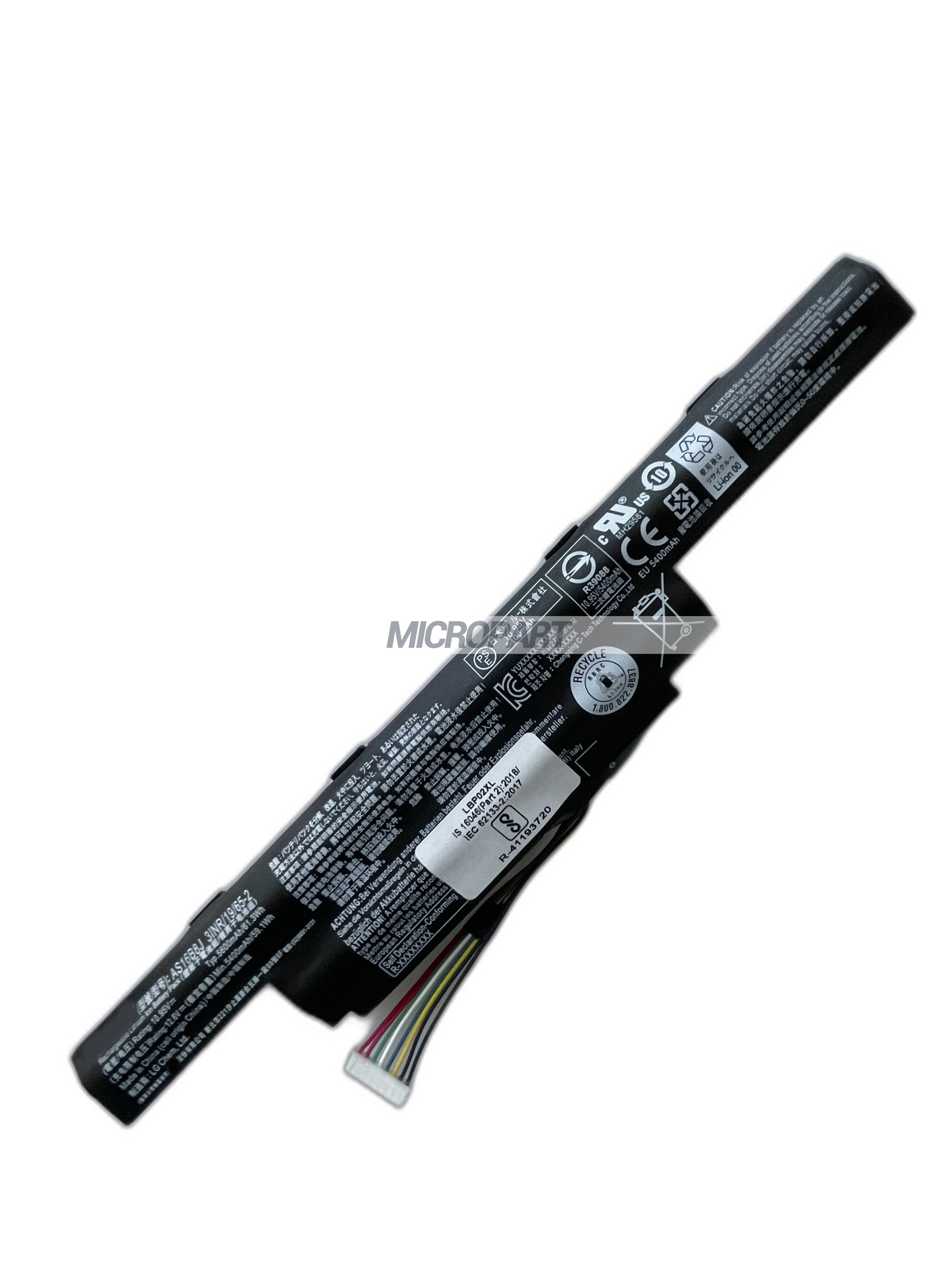 Li-ion AS16B8J Laptop Battery Replacement for Aspire E5-575G TravelMate P259-G2-M