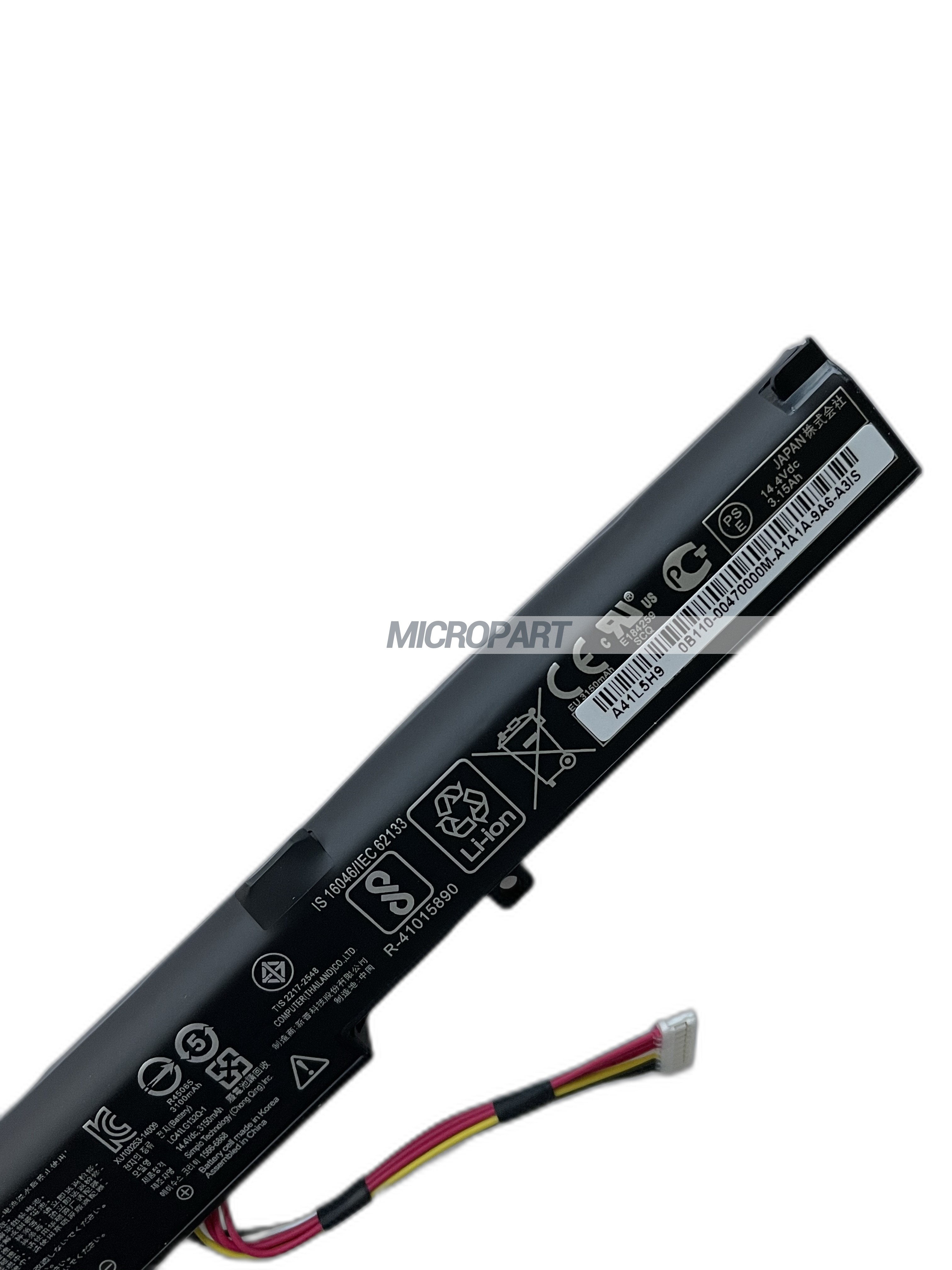 Li-ion A41N1611 Battery Replacement for FX553VD ROG Strix GL553VD GL553VE GL553VW Laptops