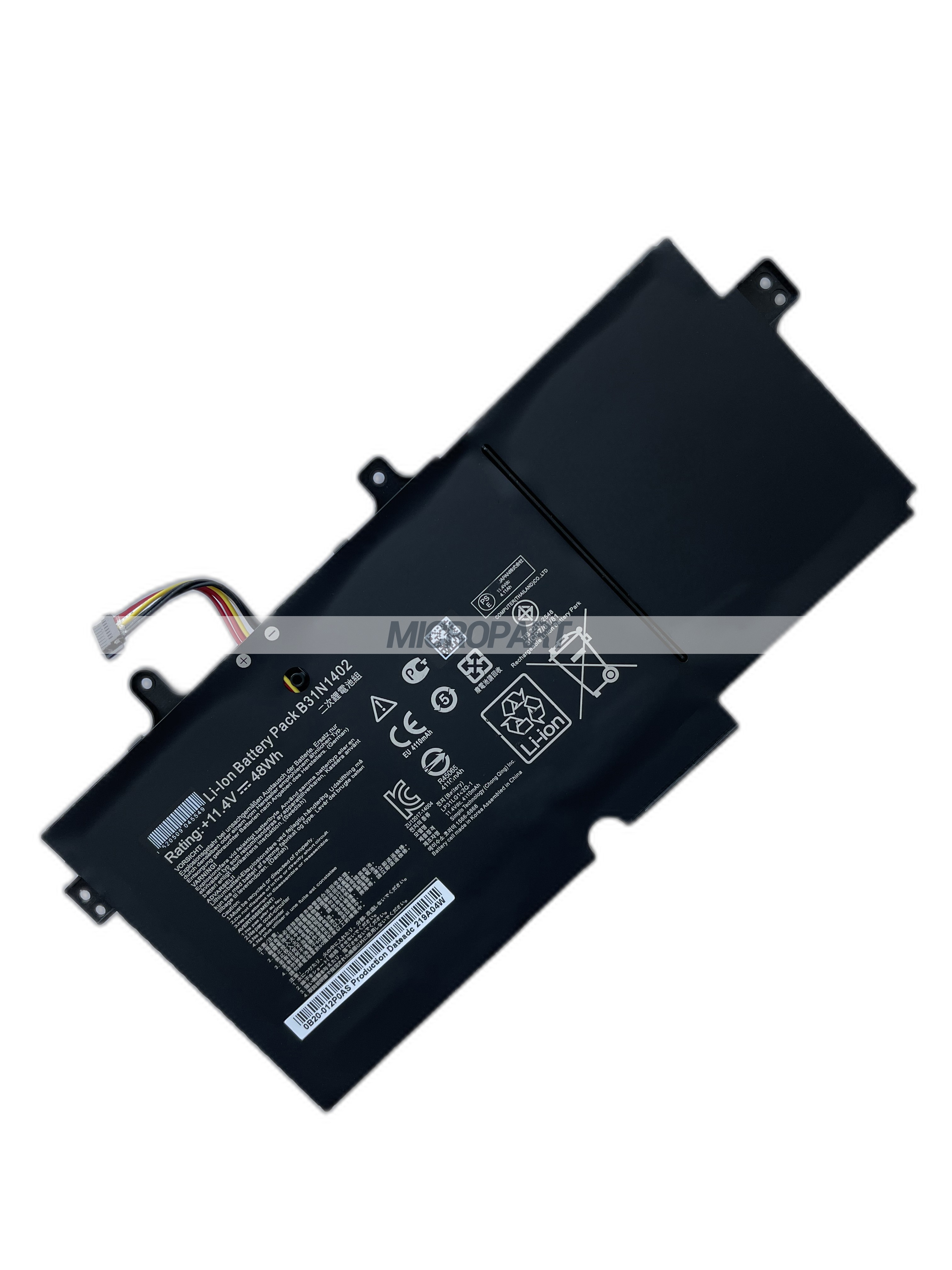 Li-ion B31N1402 Battery Replacement for N591LB Q551LN Laptops