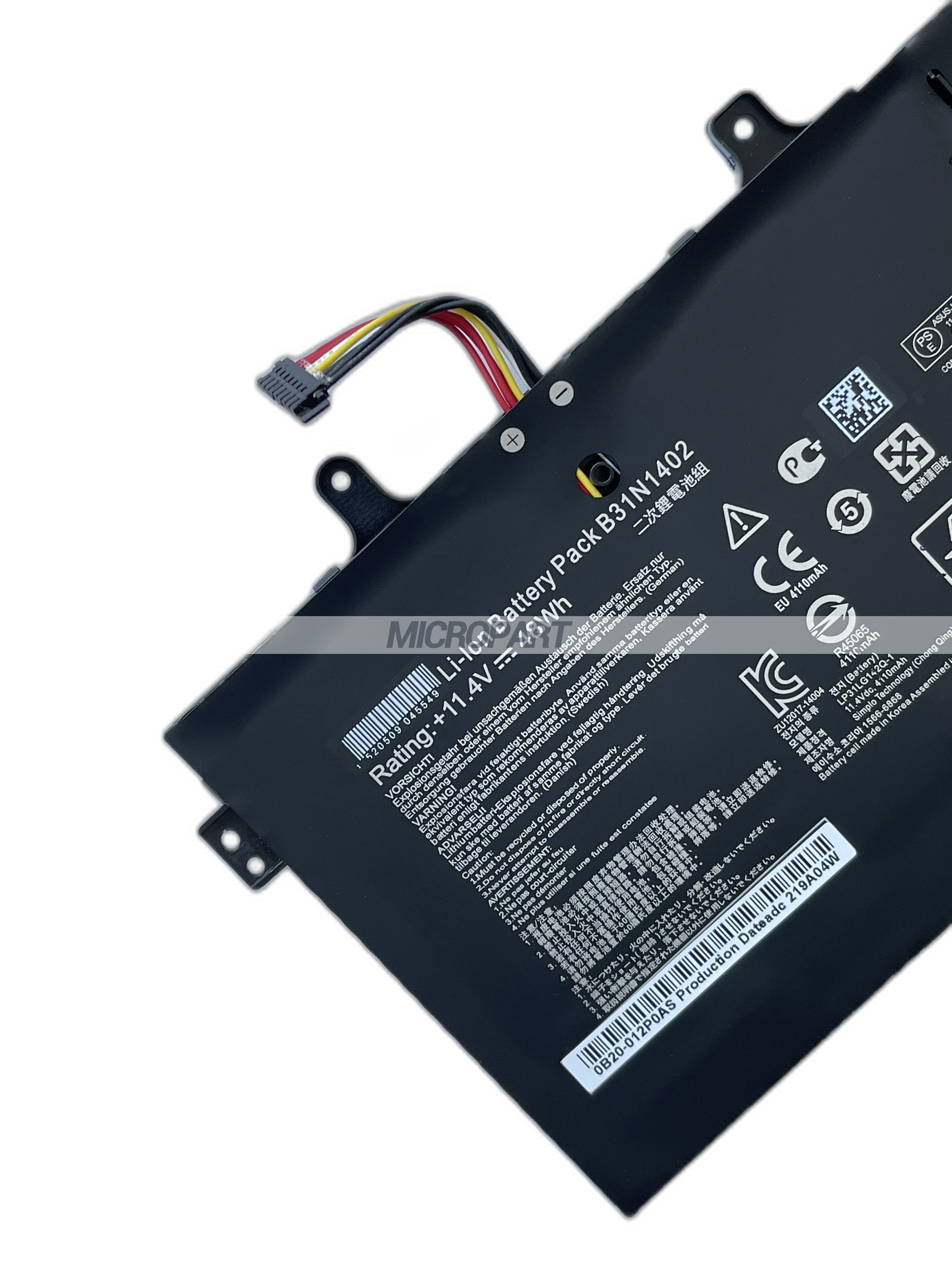 Li-ion B31N1402 Battery Replacement for N591LB Q551LN Laptops