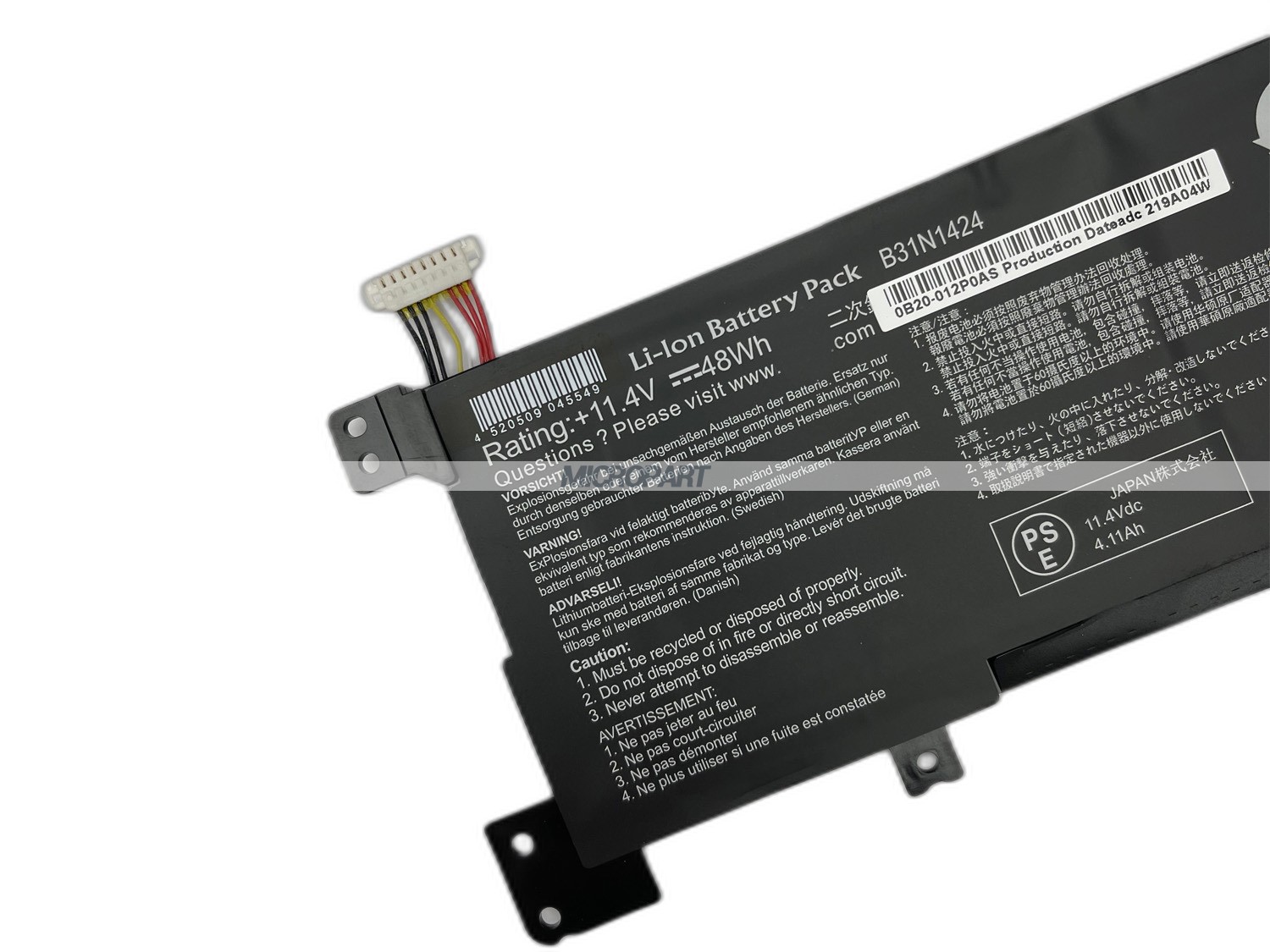 Li-ion B31N1424 Battery Replacement for A401L K401LB K401U K401UB Laptops