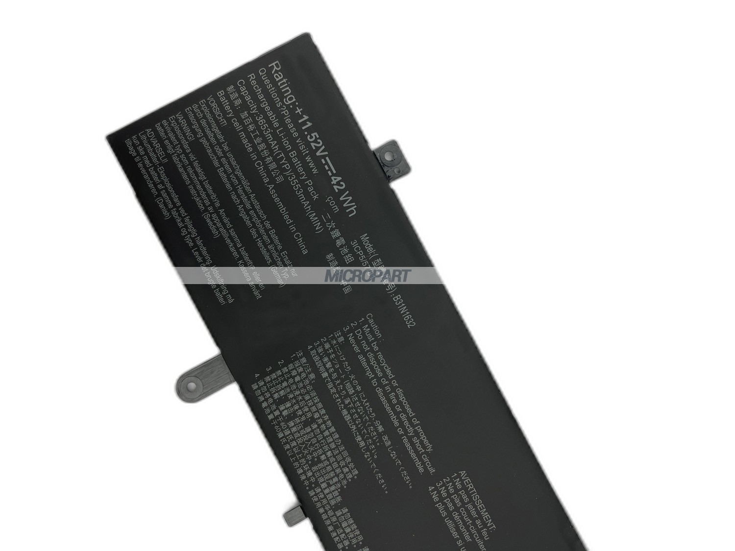 Li-ion B31N1632 Battery Replacement for VivoBook 14 X405UA X405UQ X405UR Laptops