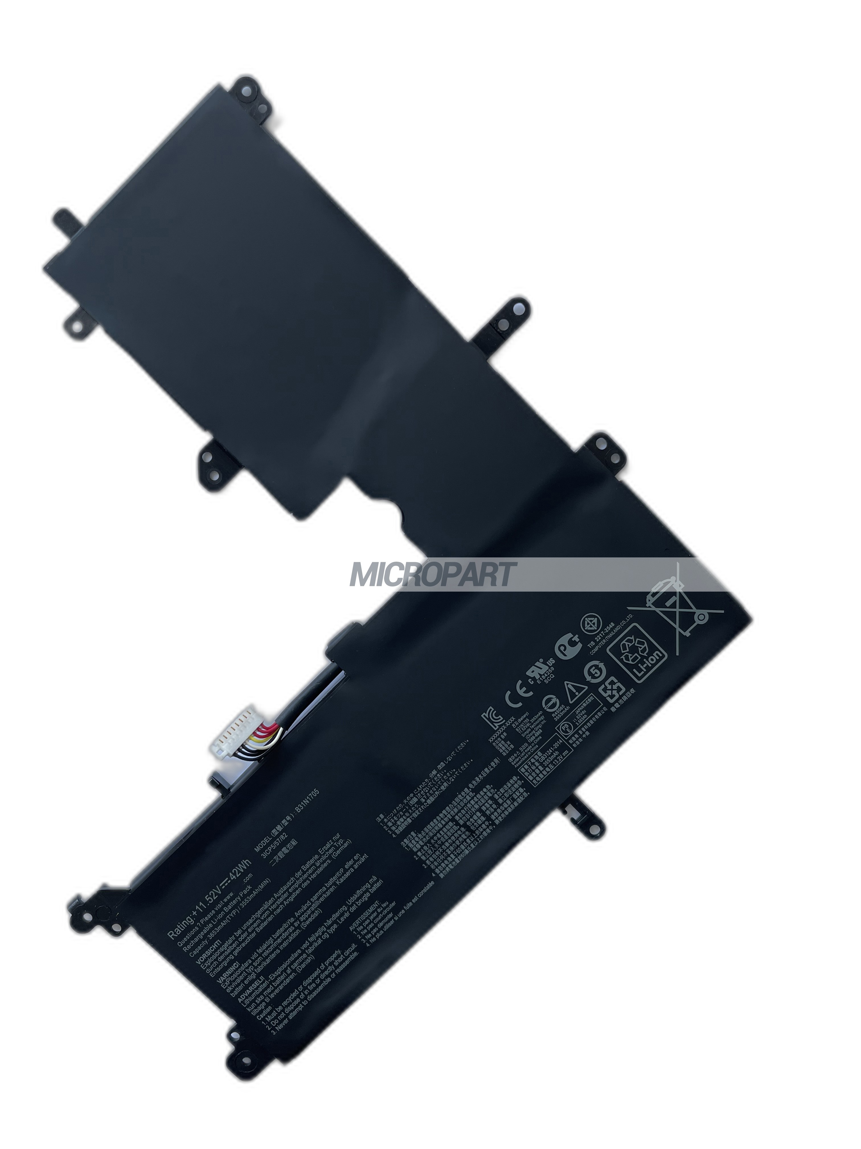 Li-ion B31N1705 Battery Replacement for VivoBook Flip 14 TP410UA VivoBook Flip 14TP410UF Laptops