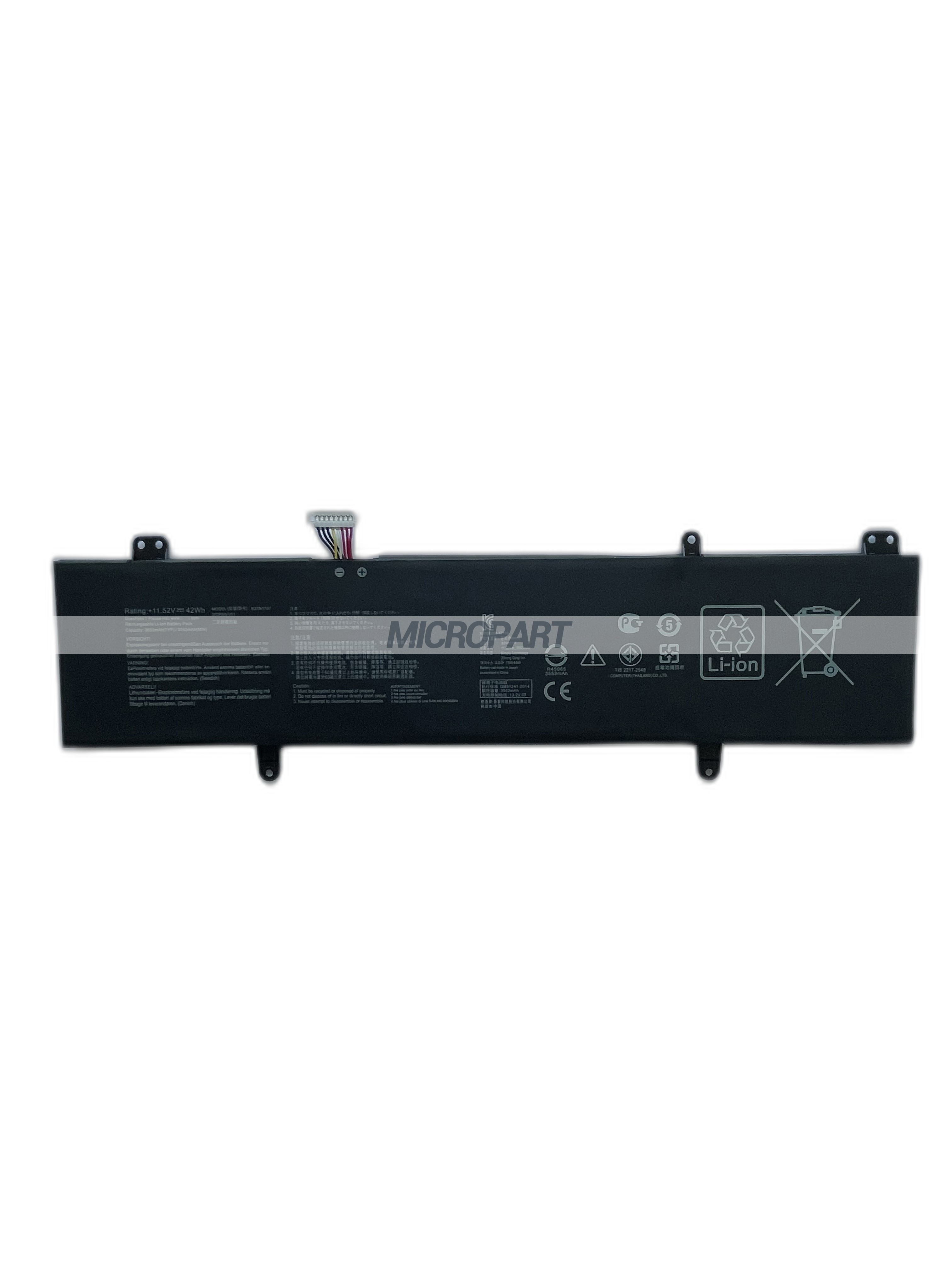 Li-ion B31N1707 Battery Replacement for VivoBook 14 X411UA X411UN X411UQ VivoBook S14 S410UF S410UN S410UQ Laptops