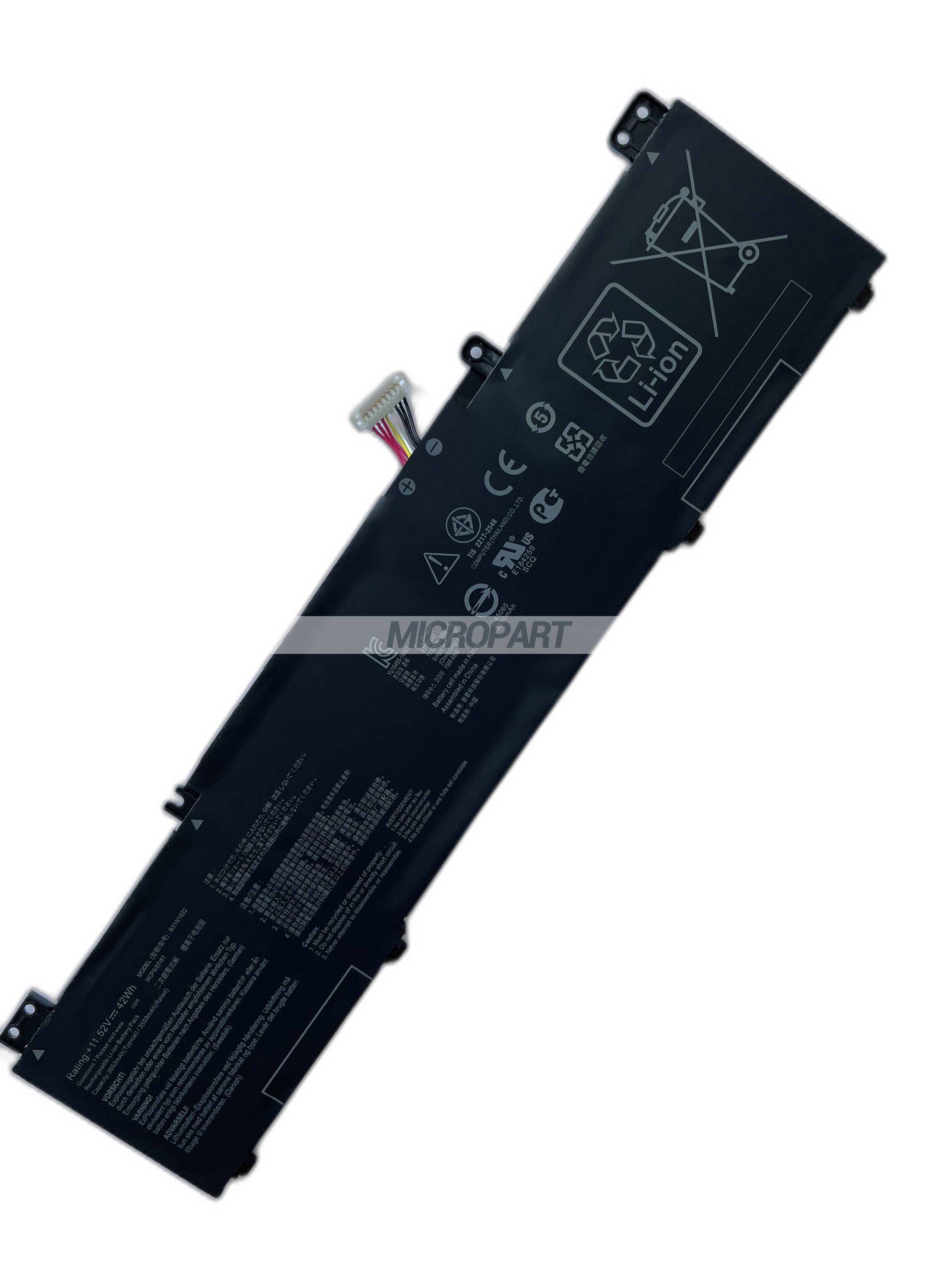 Li-ion B31N1822 Battery Replacement for ZenBook Flip 14 UM462DA Zenbook Flip 14 UX462DA Laptops