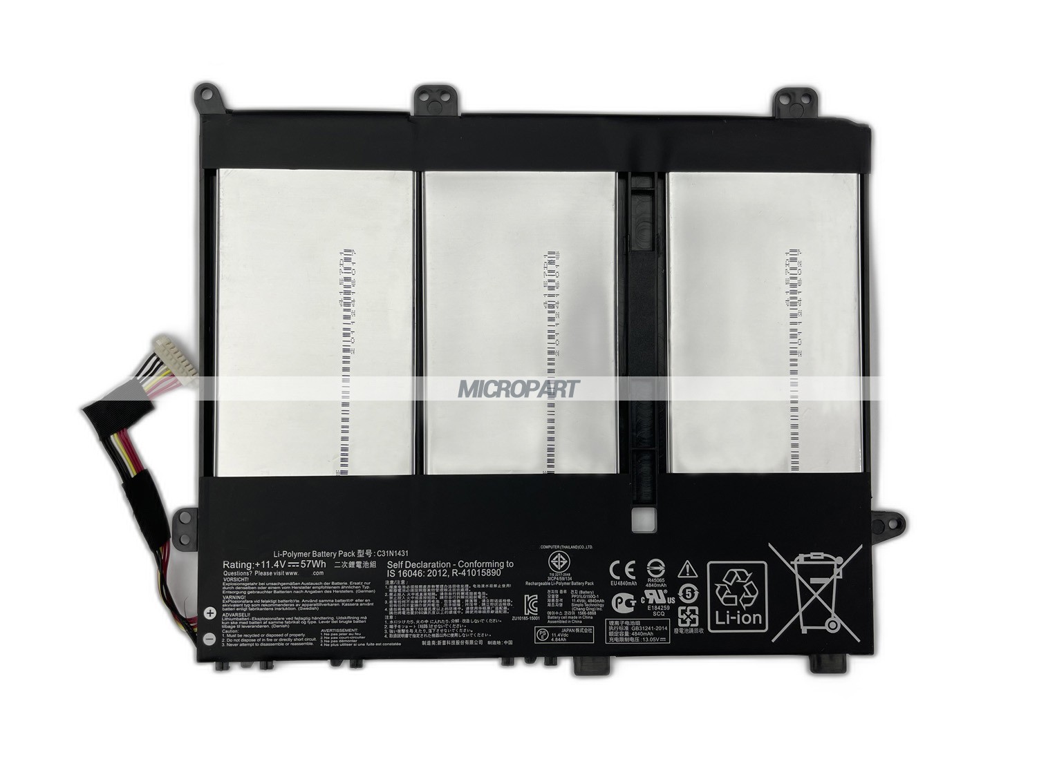 Li-Polymer C31N1431 Battery Replacement for EeeBook E403SA VivoBook E403NA Laptops
