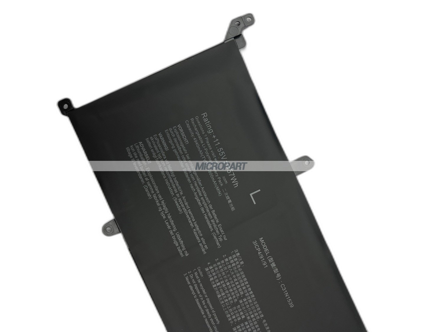 Li-Polymer C31N1539 Battery Replacement for ZenBook UX305UA Laptops