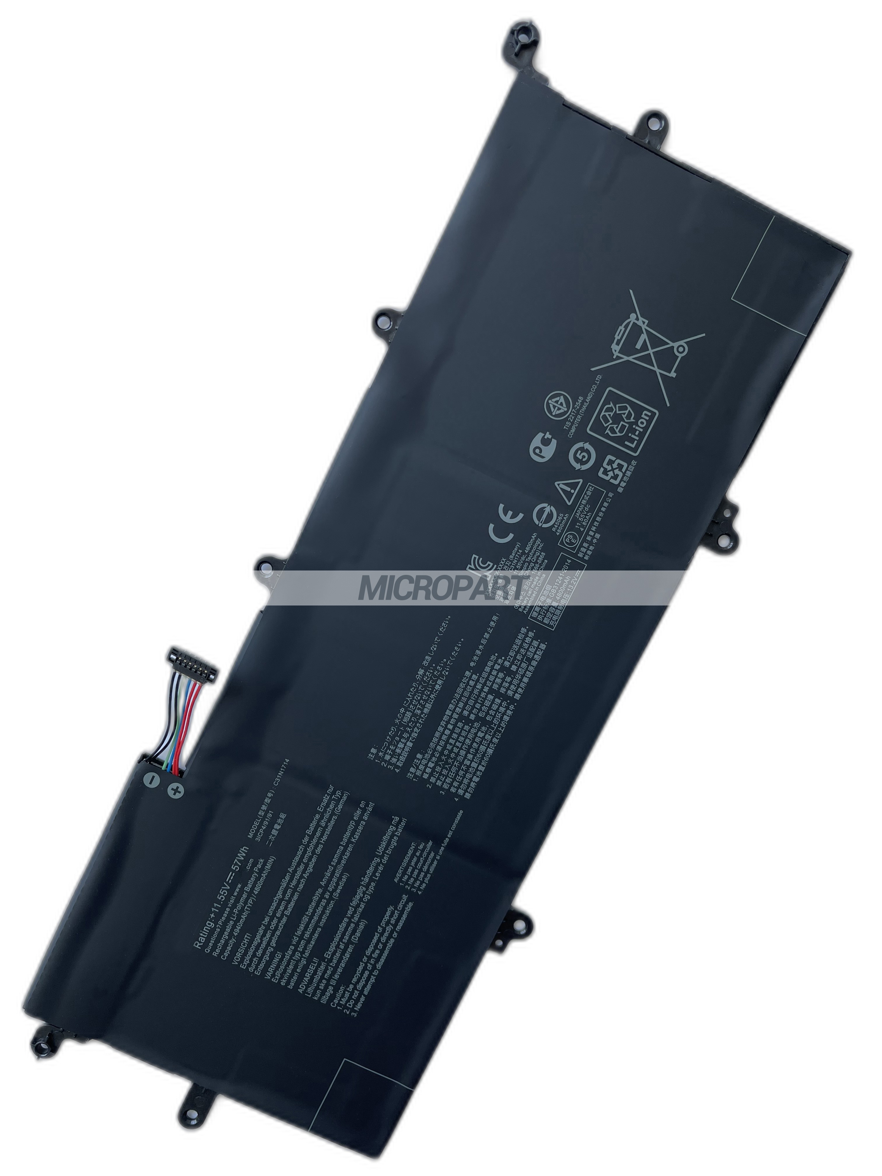 Li-Polymer C31N1714 Battery Replacement for ZenBook Flip 14 UX461FA UX461UA UX461UN Laptops