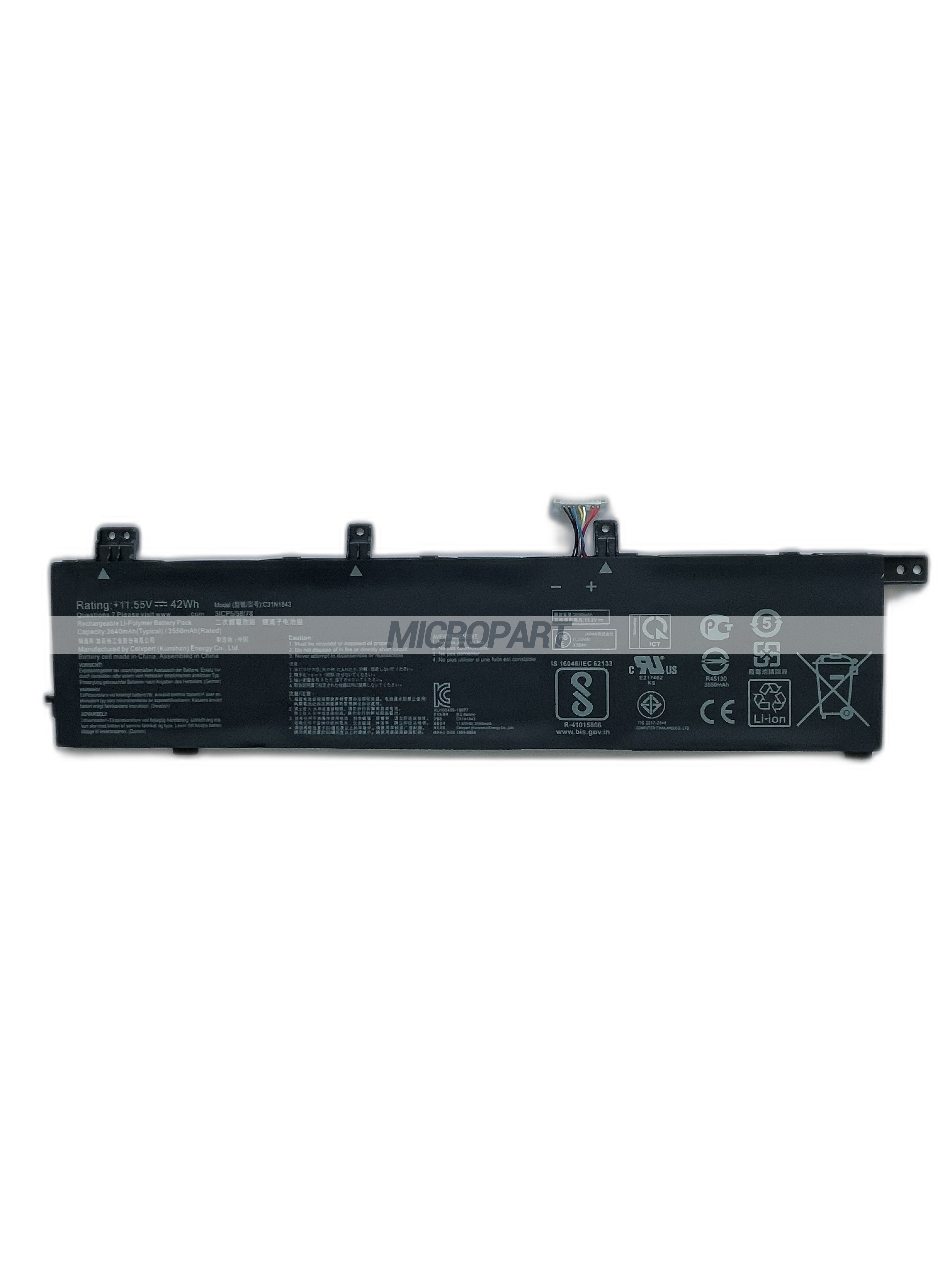 Li-Polymer C31N1843 Battery Replacement for VivoBook S14 S432FA VivoBook S15 S532FL Laptops