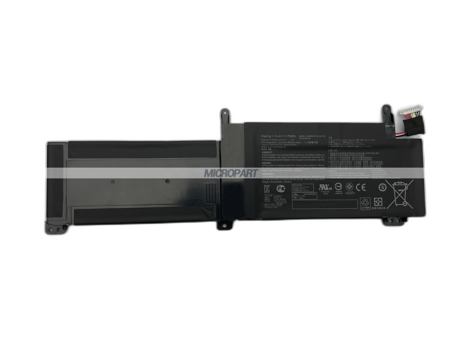 Li-Polymer C41N1716 Battery Replacement for ROG Strix GL703GM ROG Strix GL703GM Scar Edition Laptops