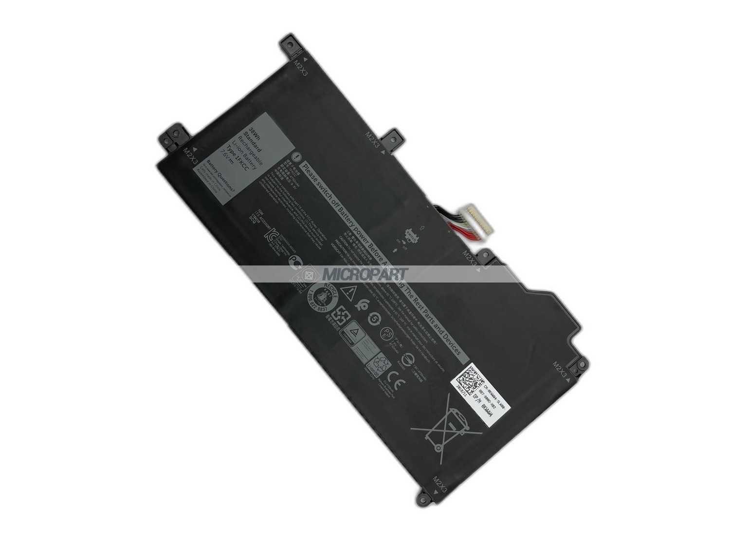 38Wh 1FKCC Replacement Laptop Battery for Latitude 7200 2-in-1 Latitude 7210 2-in-1