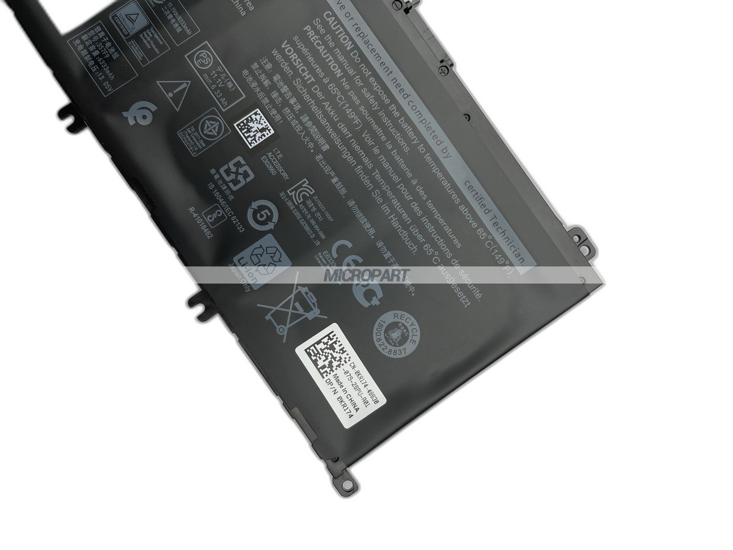 74Wh 357F9 Replacement Laptop Battery for Inspiron 15 7000 Inspiron 15 7559