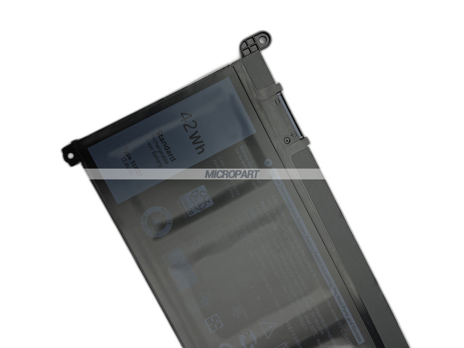 42Wh 51KD7 Replacement Laptop Battery for Latitude 11 3180 Latitude 11 3189