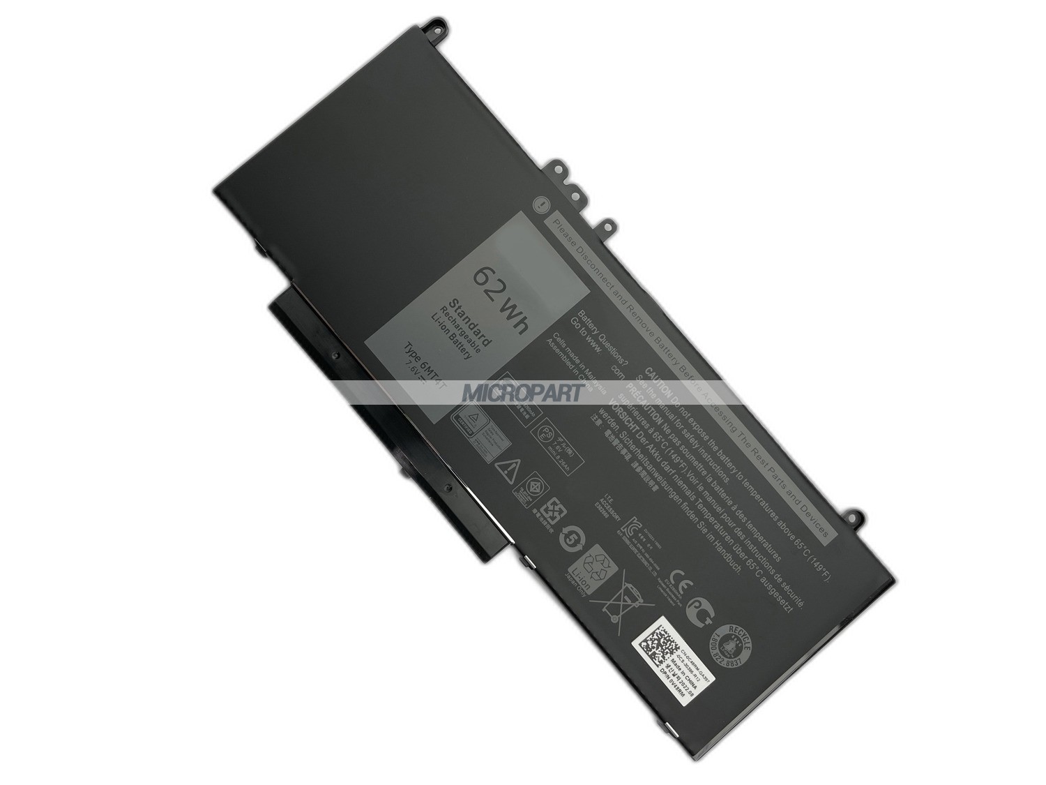 62Wh 6MT4T Replacement Laptop Battery for Latitude E5450 Latitude E5470 Latitude E5550