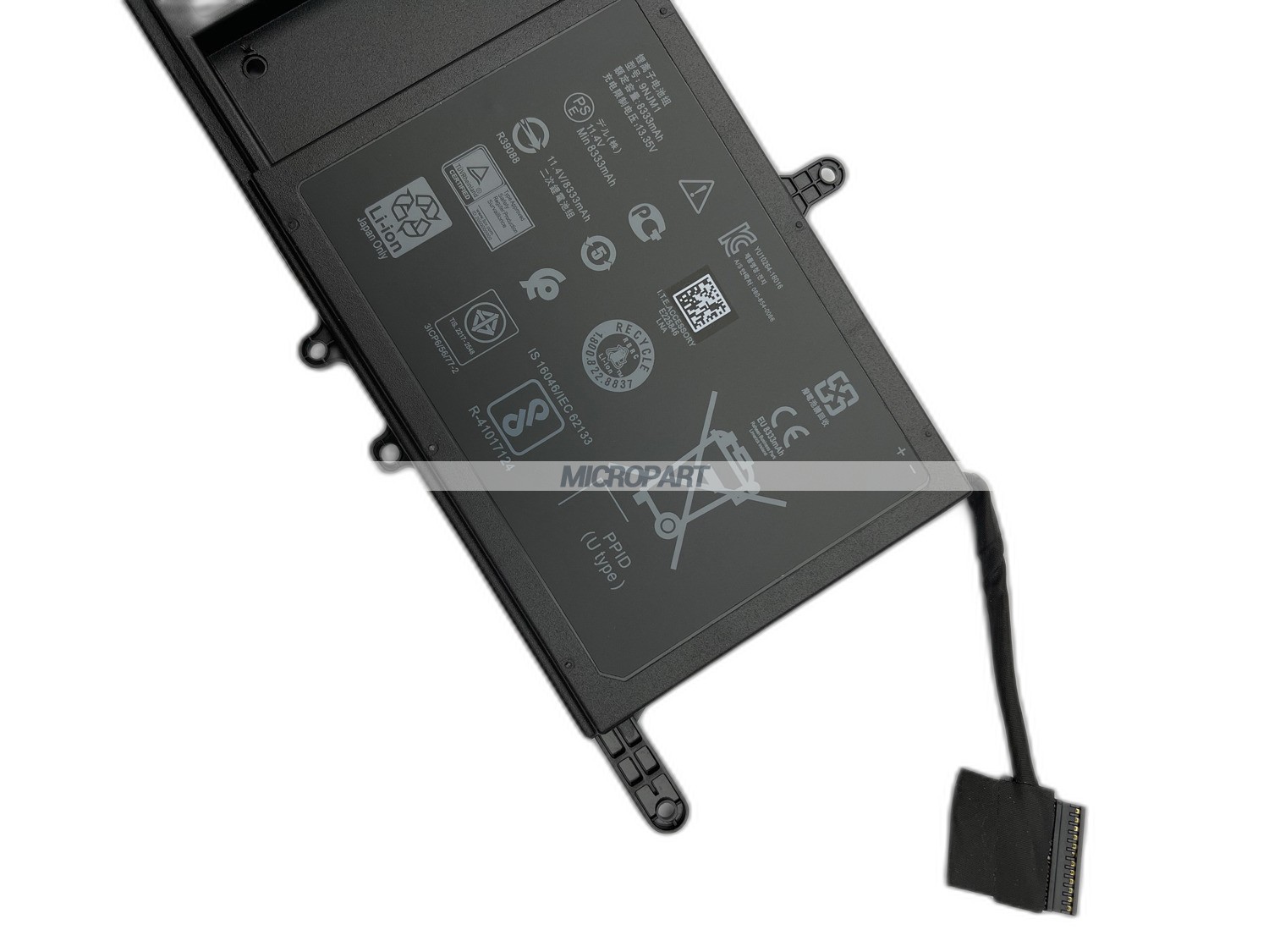 99Wh 9NJM1 Replacement Laptop Battery for Alienware 15 R3 R4 Alienware 17 R4 R5