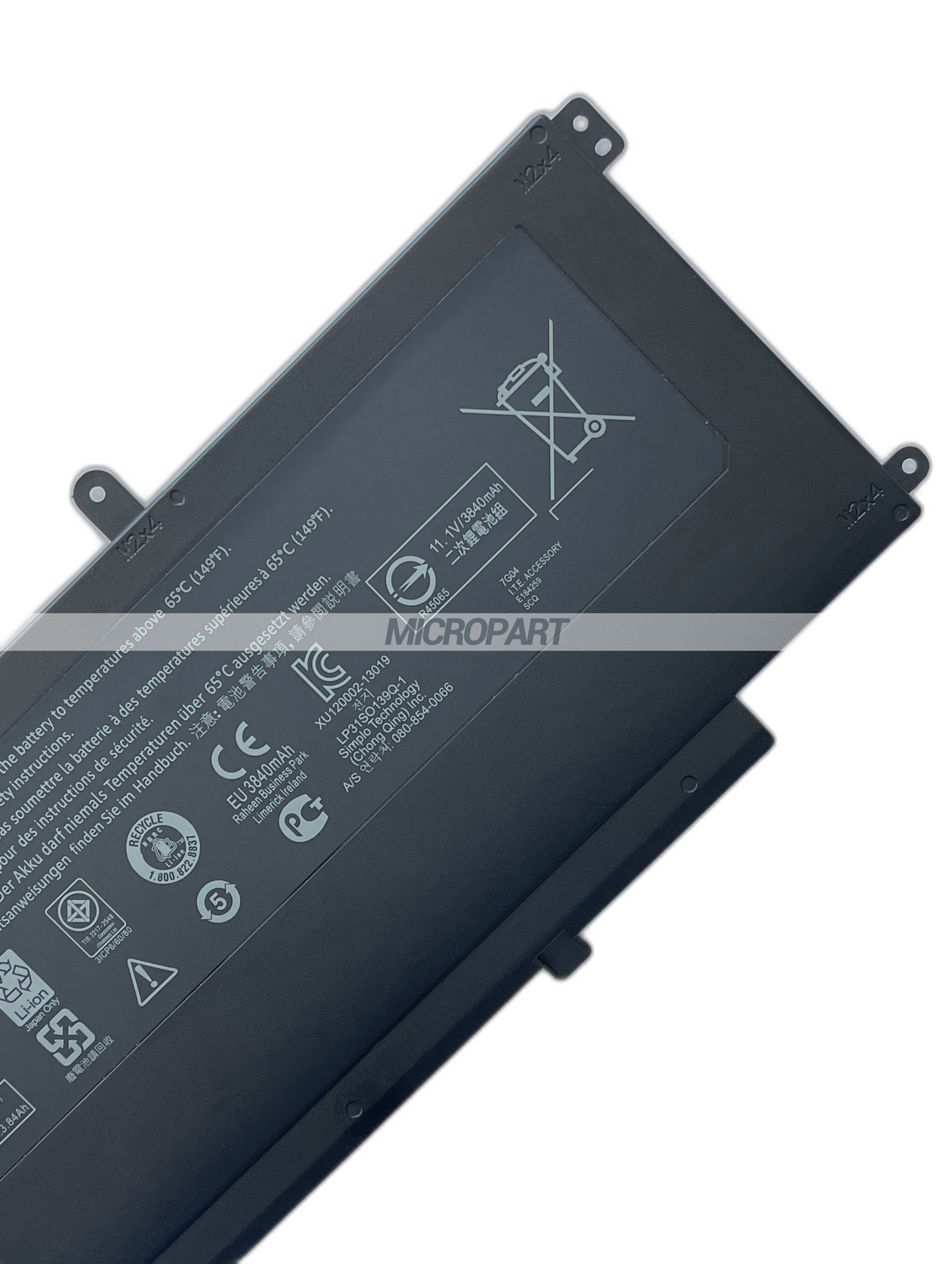 43Wh D2VF9 Replacement Laptop Battery for Inspiron 15 7547 Inspiron 15 7548 Vostro 14 5459