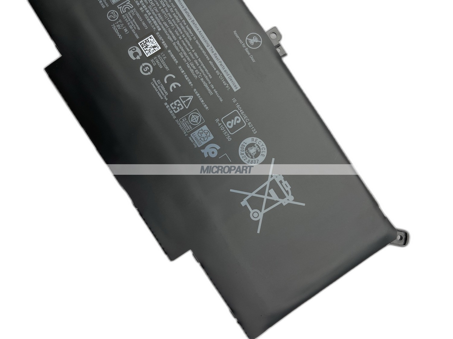 60Wh F3YGT Replacement Laptop Battery for Latitude 12 7280 7290 Latitude 13 7380 7390 Latitude 14 7480 7490