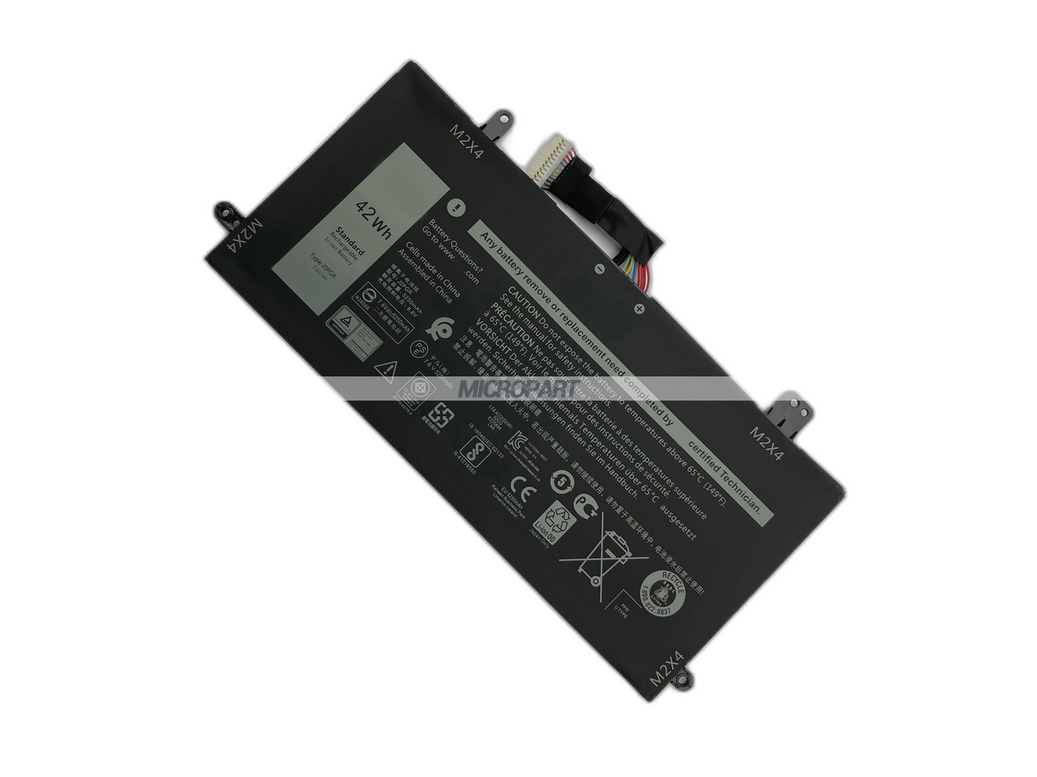 42Wh J0PGR Replacement Laptop Battery for Latitude 12 5285 Latitude 12 5290