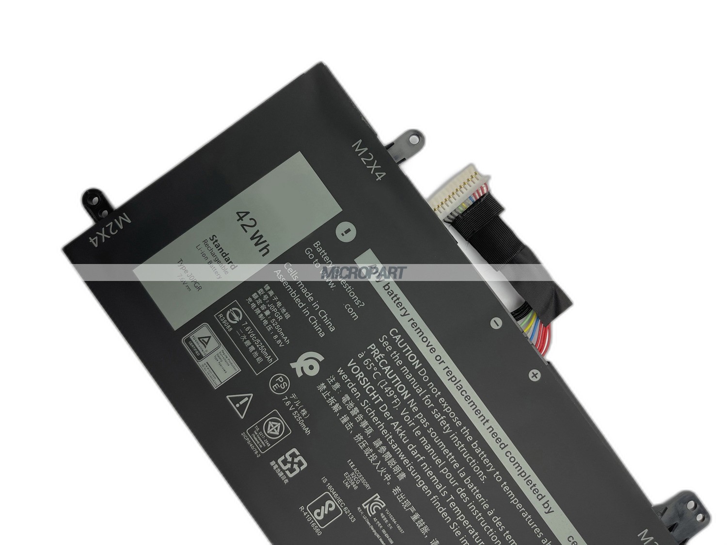 42Wh J0PGR Replacement Laptop Battery for Latitude 12 5285 Latitude 12 5290