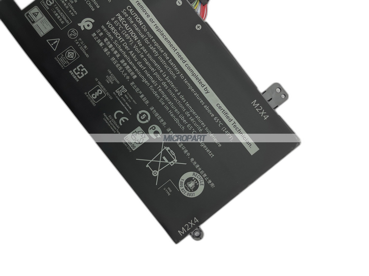 42Wh J0PGR Replacement Laptop Battery for Latitude 12 5285 Latitude 12 5290