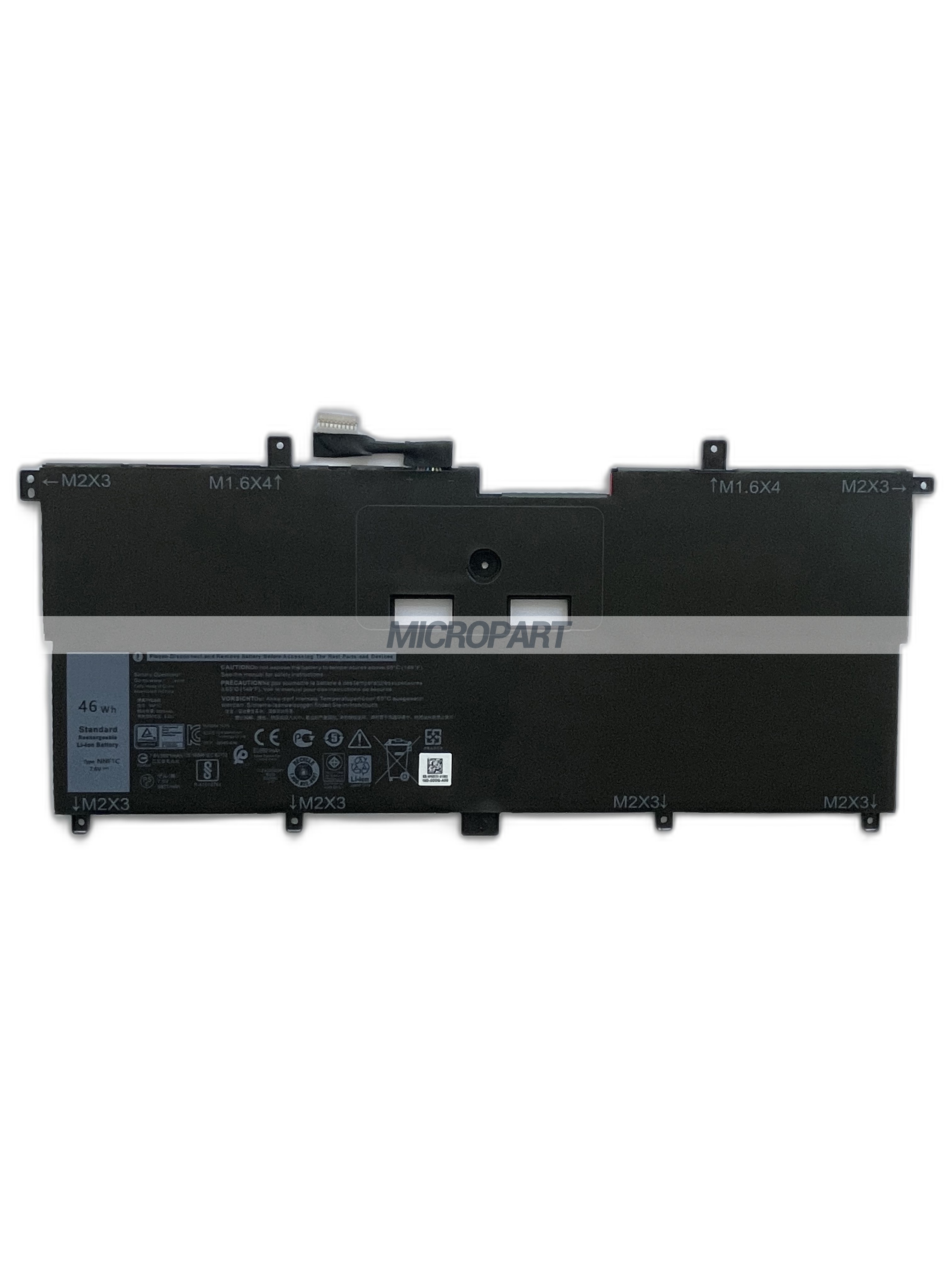 NNF1C Laptop Battery Replacement for Dell XPS 13 9365 2-in-1 46Wh
