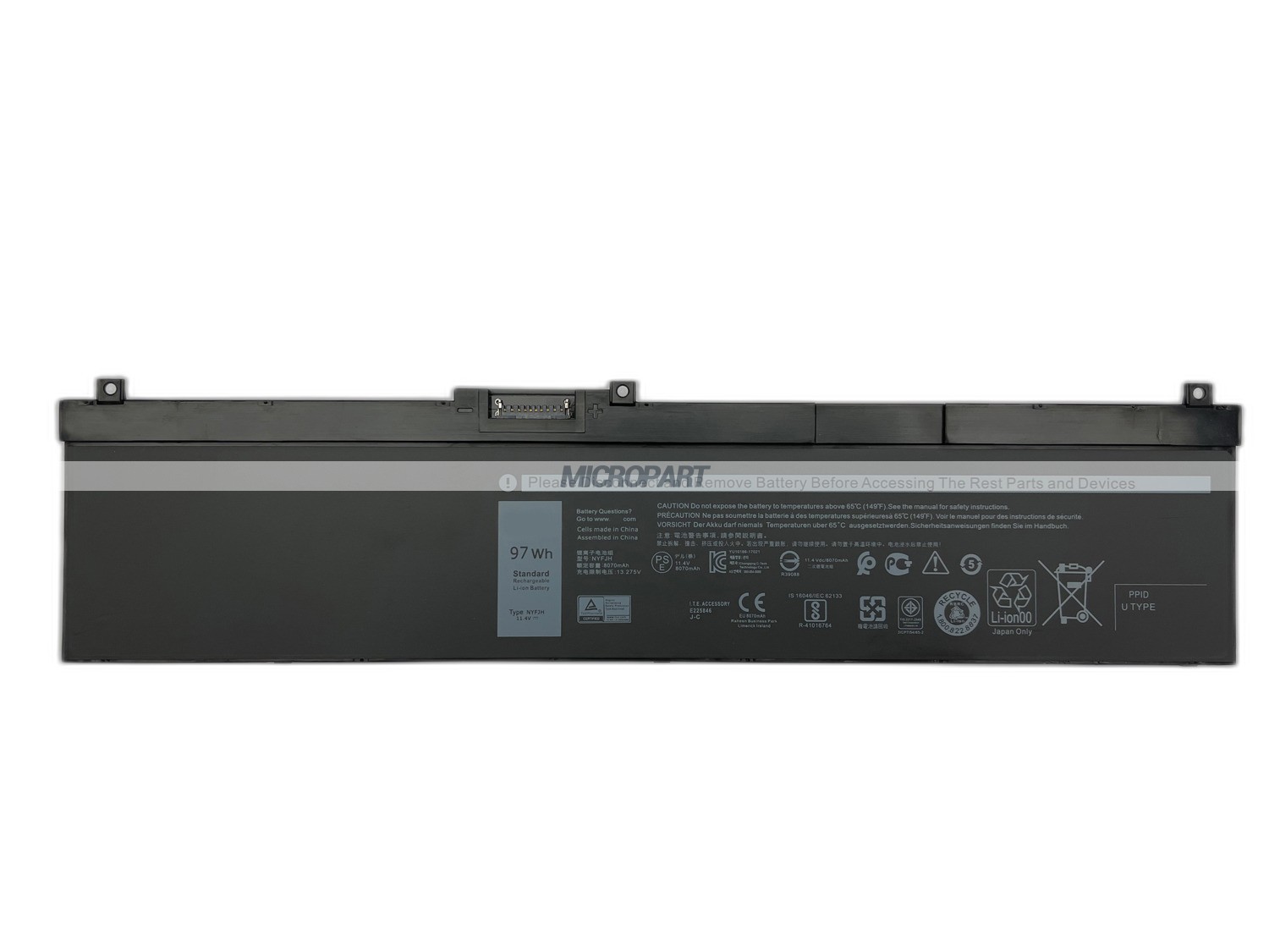 97Wh NYFJH Replacement Laptop Battery for Precision 7330 Precision 7530 Precision 7540