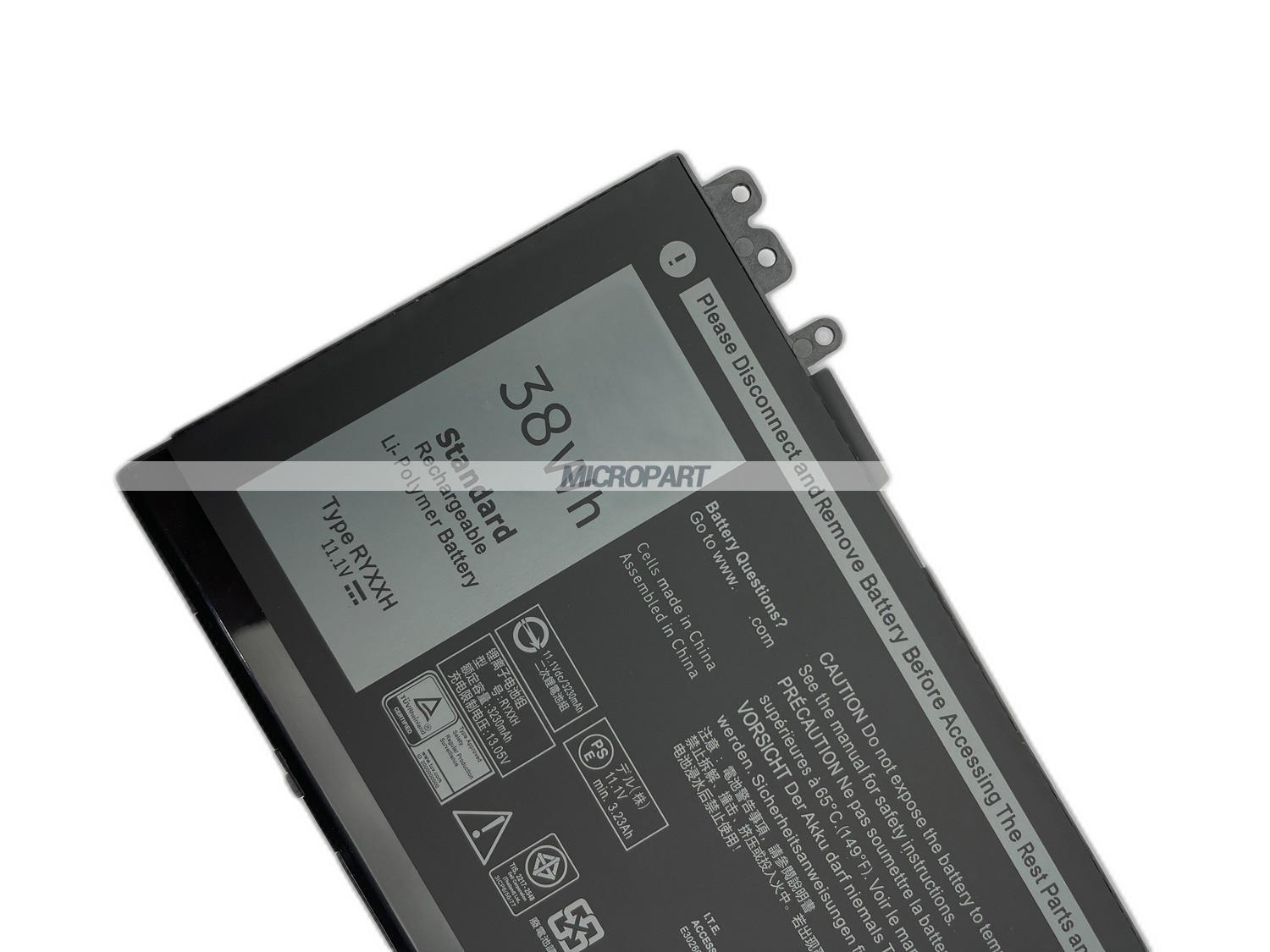 38Wh RYXXH Replacement Laptop Battery for Latitude 12 5000 E5250 E5270 Latitude 3150 3160 E5250 E5450 E5550