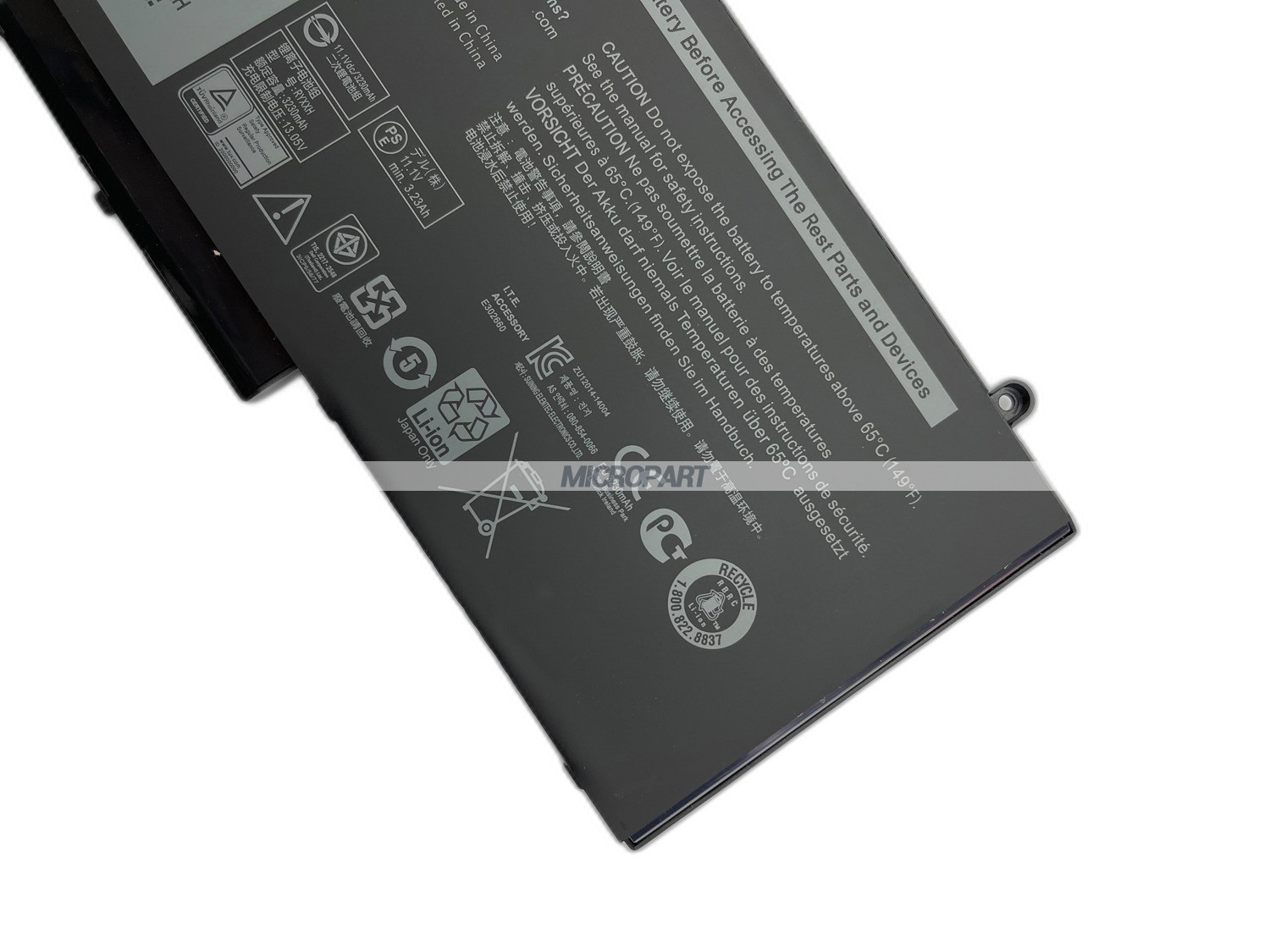 38Wh RYXXH Replacement Laptop Battery for Latitude 12 5000 E5250 E5270 Latitude 3150 3160 E5250 E5450 E5550