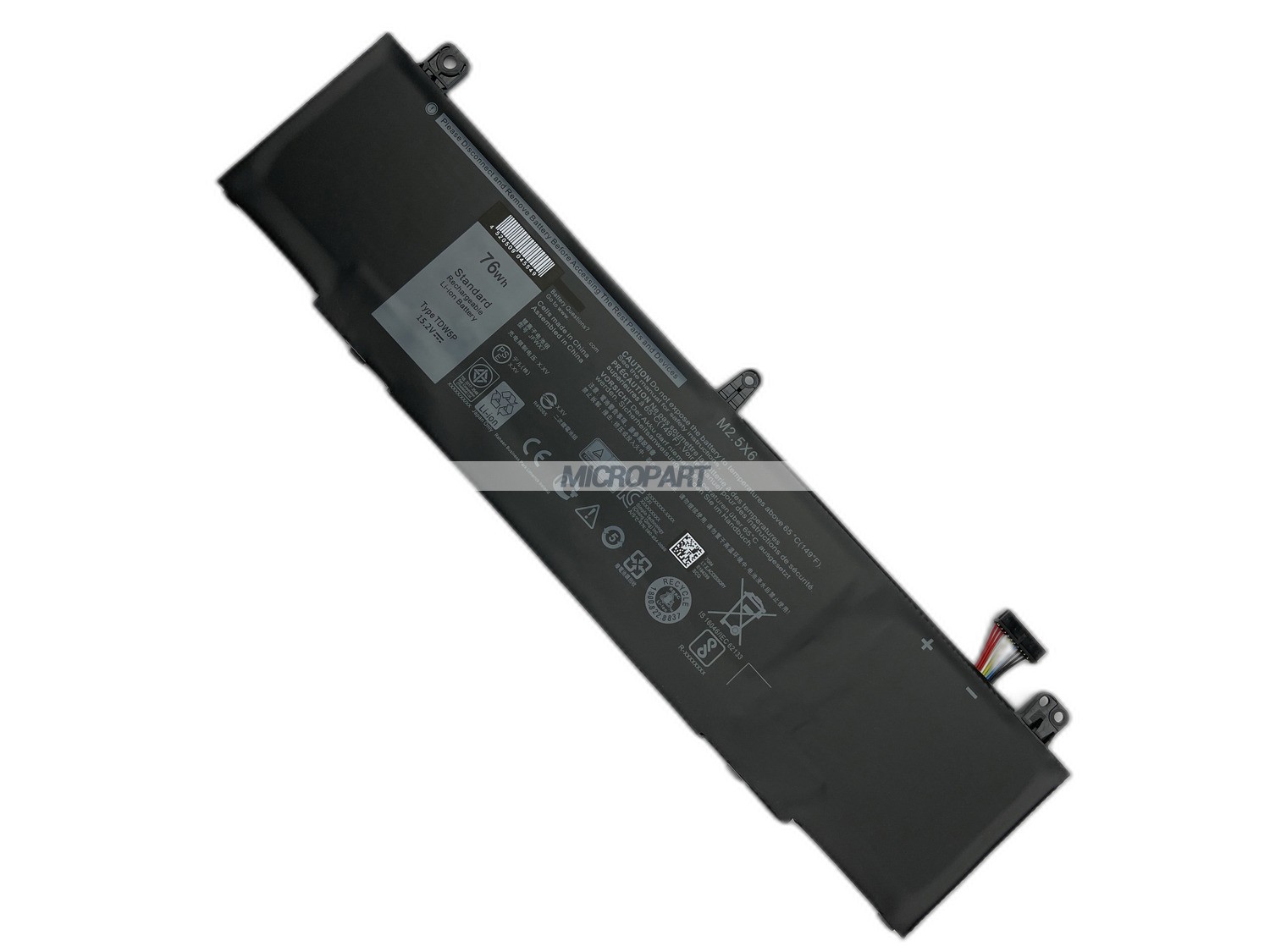 76Wh TDW5P Replacement Laptop Battery for Alienware 13 Alienware 13 R3