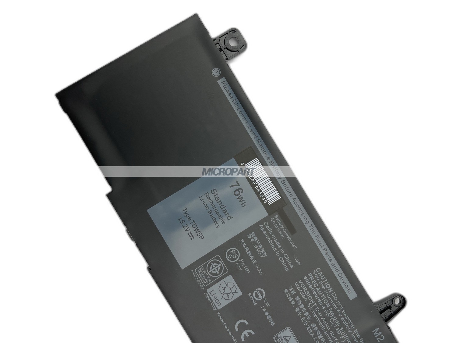 76Wh TDW5P Replacement Laptop Battery for Alienware 13 Alienware 13 R3