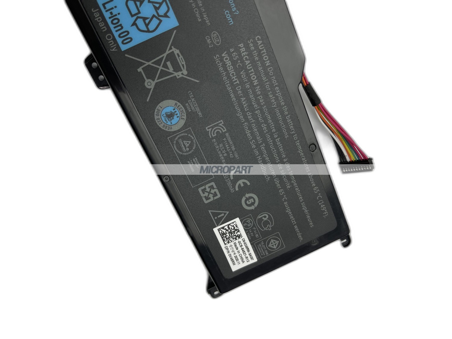 58Wh V79Y0 Replacement Laptop Battery for XPS 14Z XPS L412x XPS L412z XPS L511z