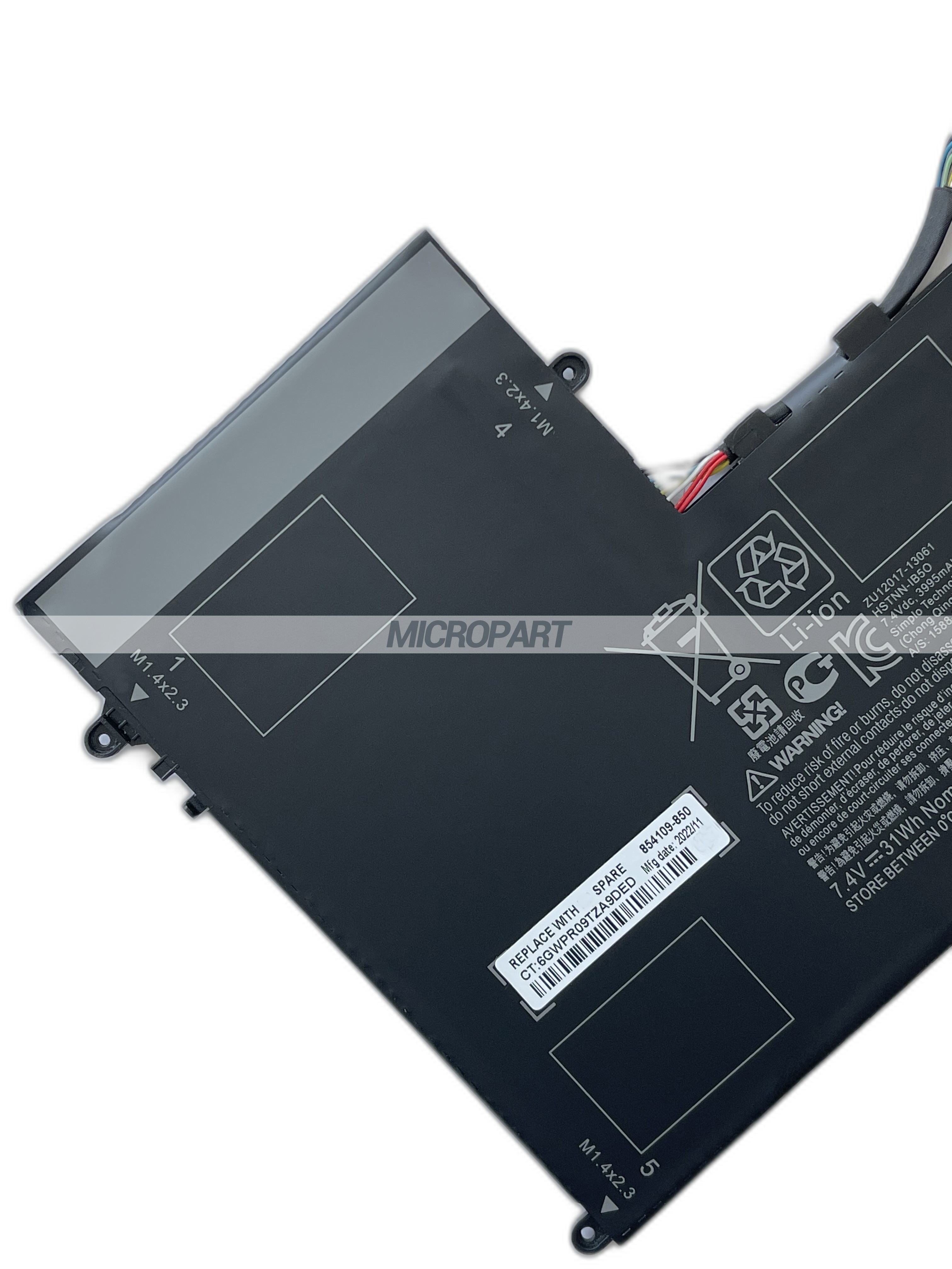 AO02XL 728250-1C1 HSTNN-LB5O Laptop Battery Replacement for ElitePad 1000 ElitePad 1000 G2
