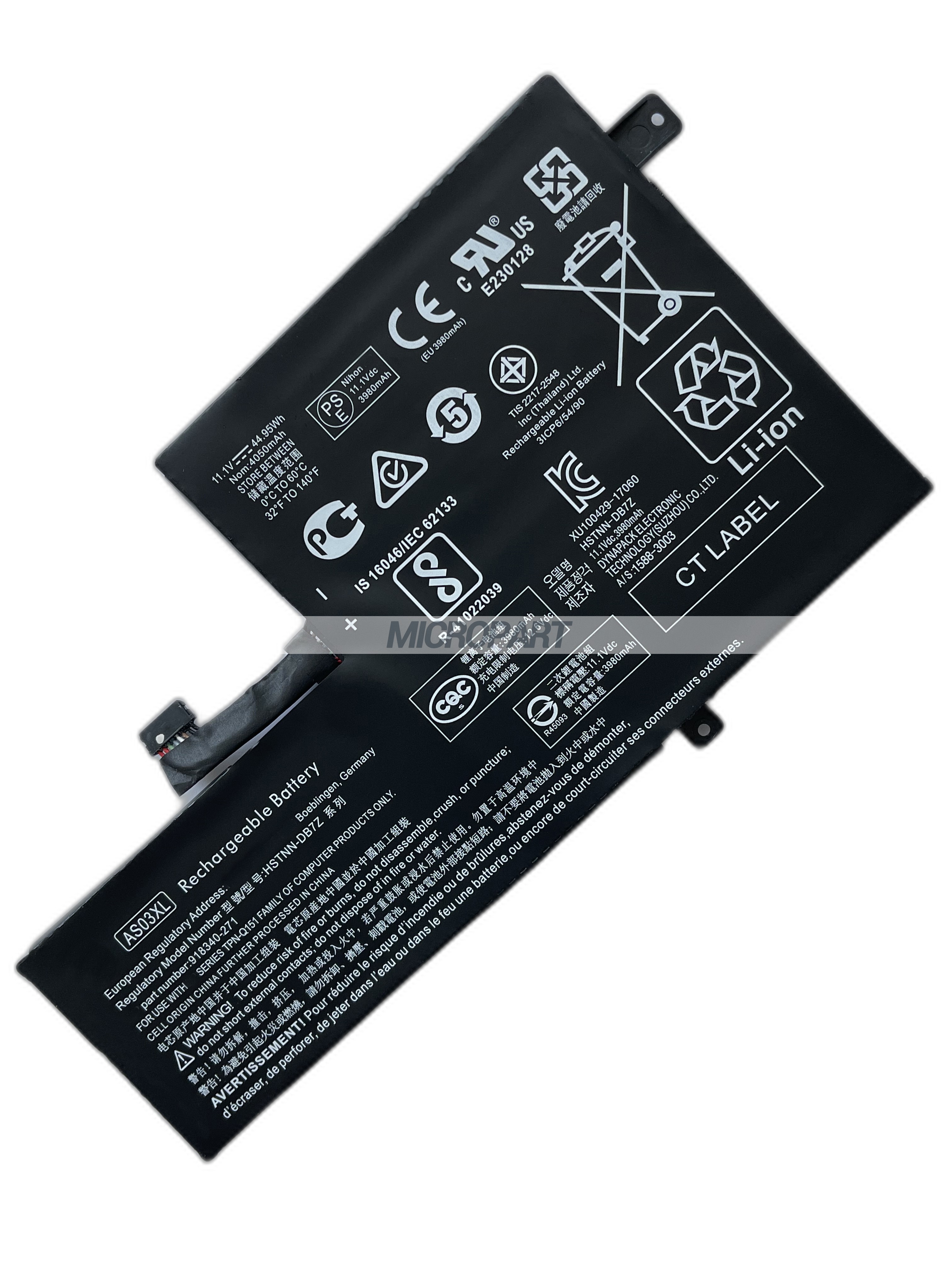AS03XL 918340-271 HSTNN-IB7W Laptop Battery Replacement for Chromebook 11 G5 EE