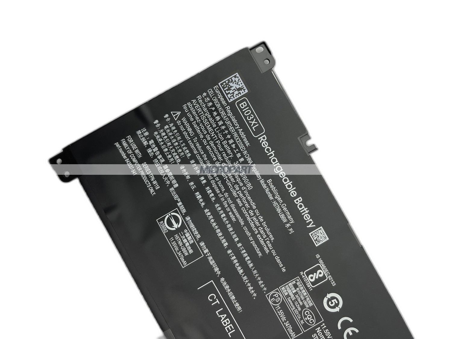 BI03XL 843537-541 HSTNN-UB6W TPN-W118 Laptop Battery Replacement for Pavilion x360 13-U Series Stream 14-AX Series