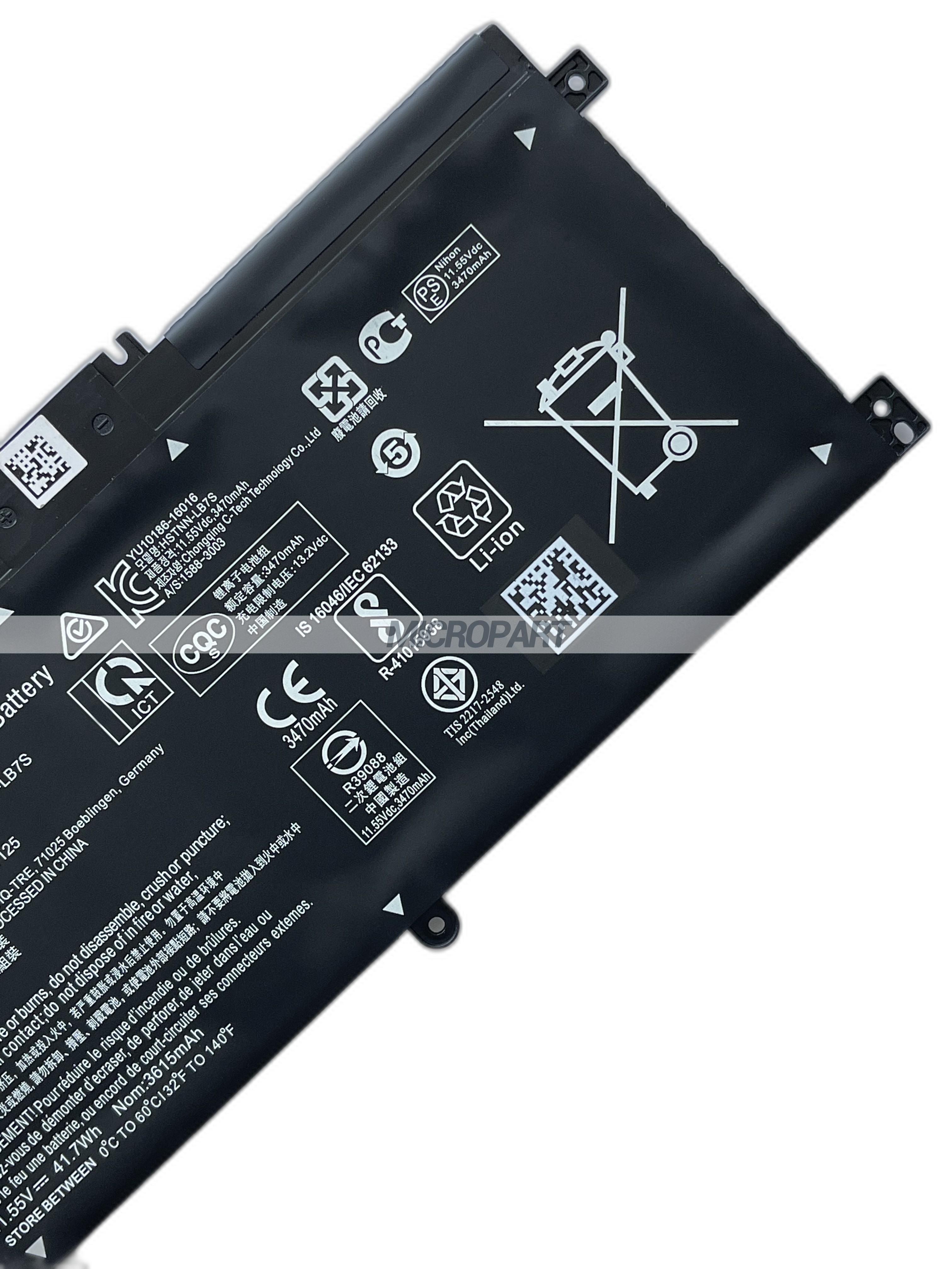 BK03XL 916366-421 HSTNN-LB7S Laptop Battery Replacement for Pavilion x360 14-baxxxxx Series