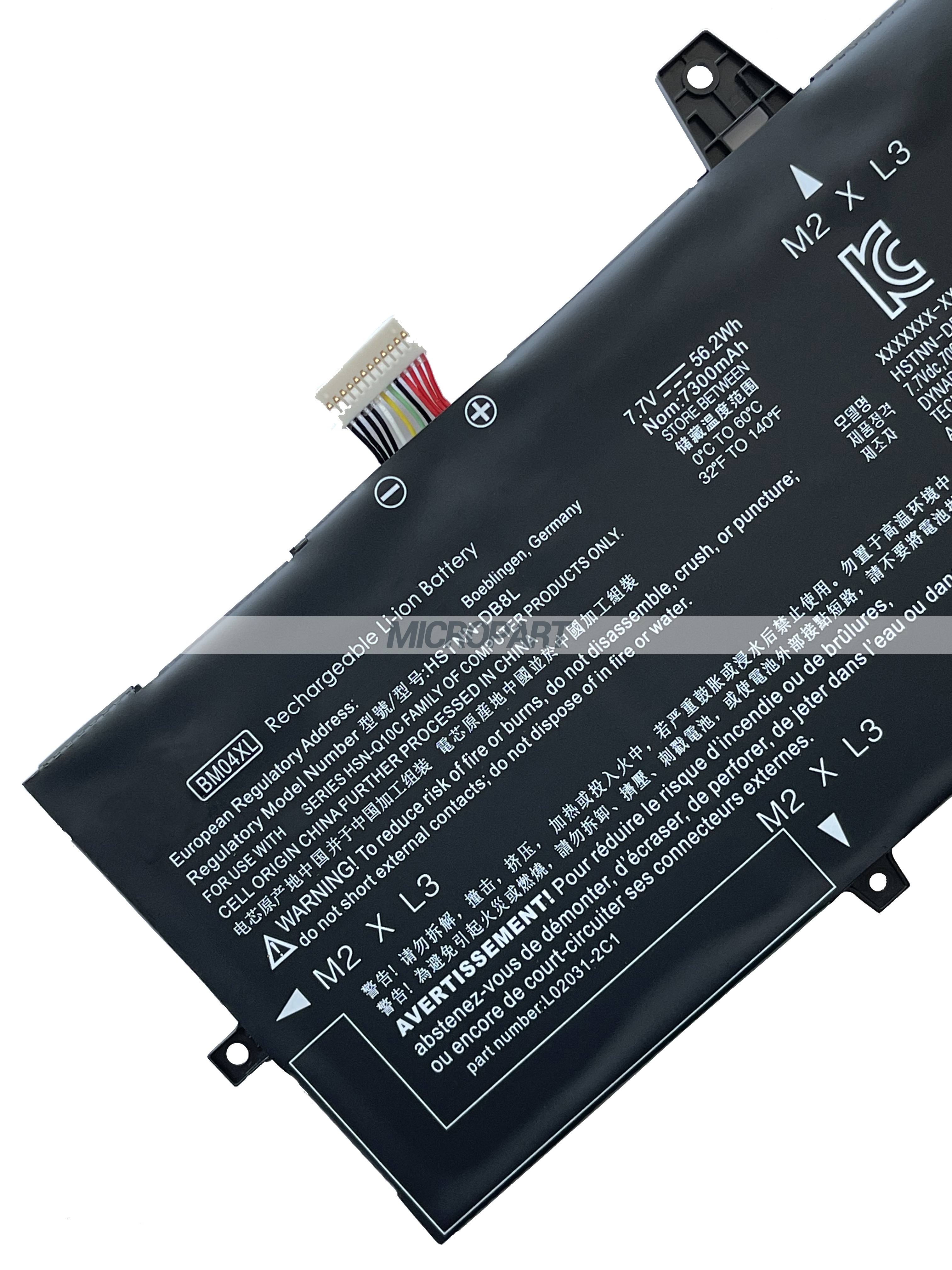 BM04XL L02031-241 ​HSTNN-DB8L Laptop Battery Replacement for EliteBook x360 1030 G3 ProBook x360 440 G1