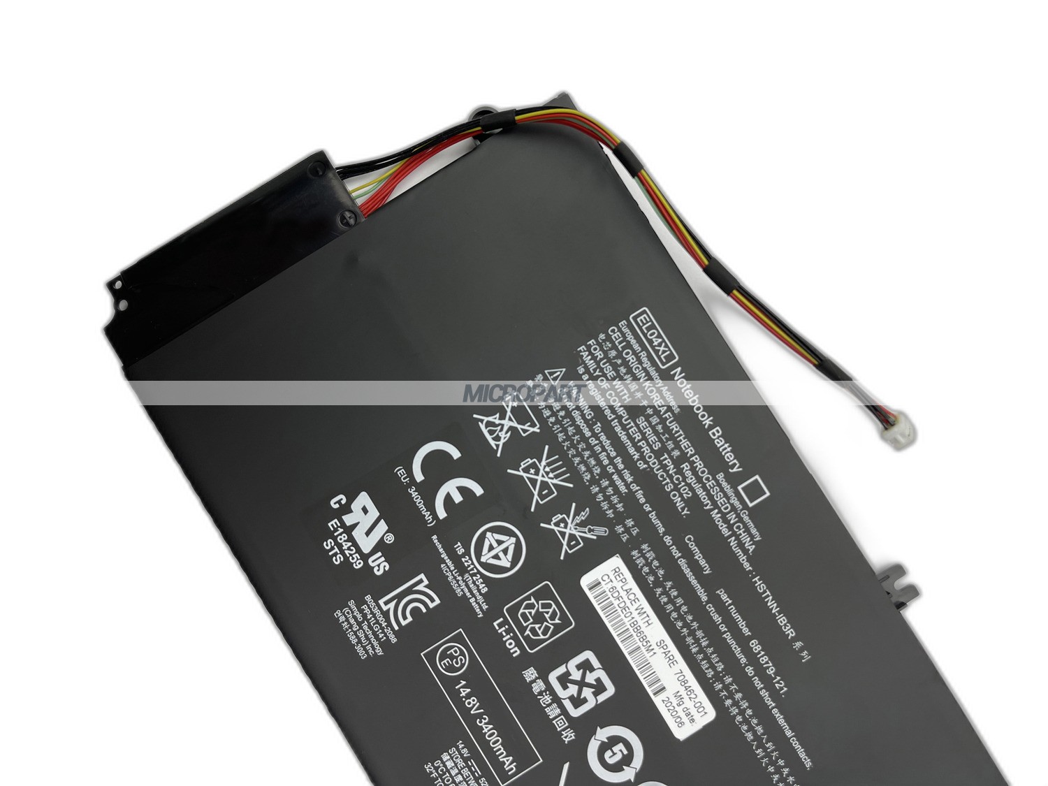 EL04XL 681879-121 HSTNN-IB3R TPN-C102 Laptop Battery Replacement for Envy 4 Series