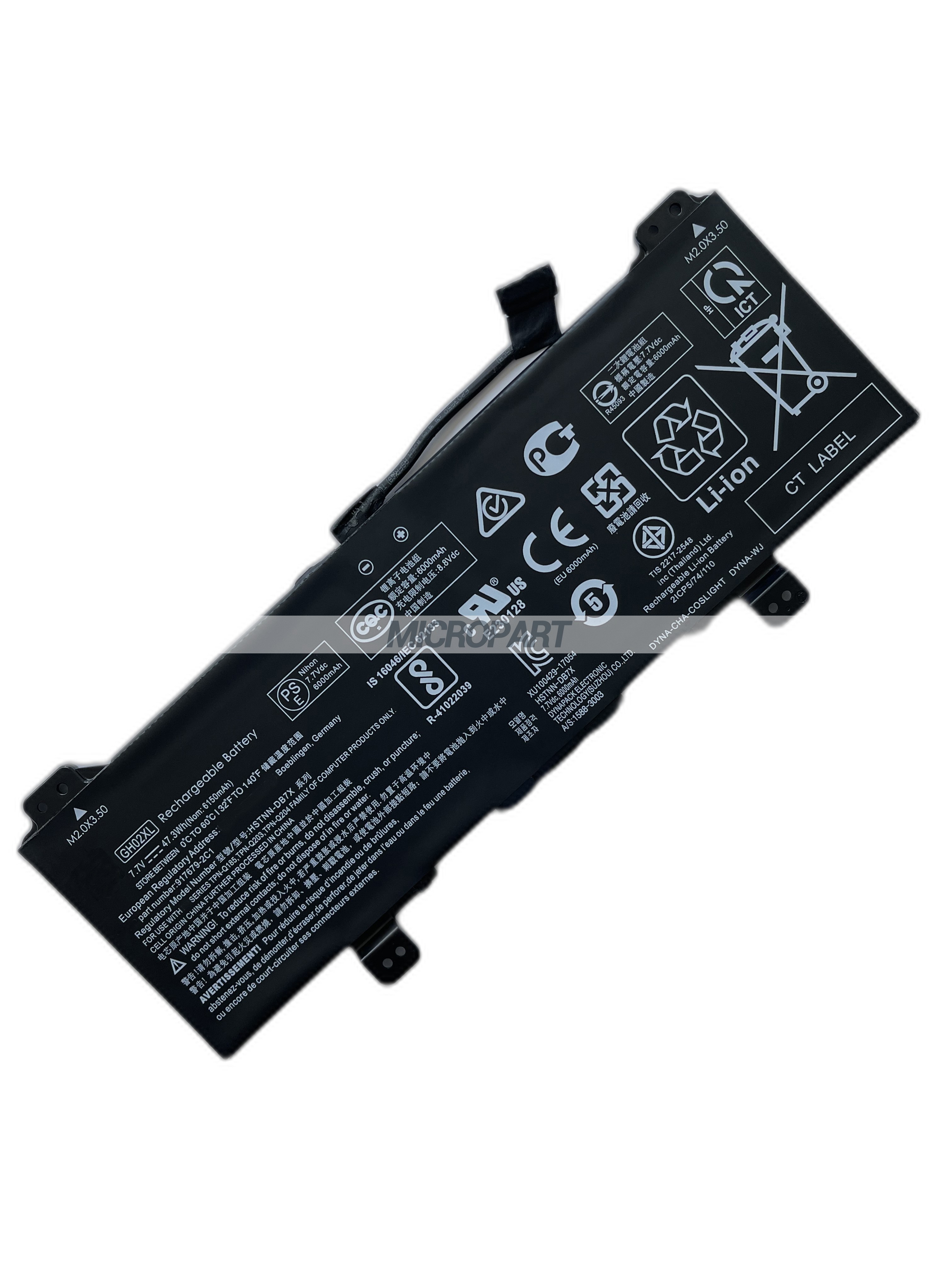 GH02XL 917679-2C1 HSTNN-DB7X Laptop Battery Replacement for Chromebook 11 G8 EE 11A G8 EE Chromebook 14 G6 G7 Chromebook X360 11 G3 EE